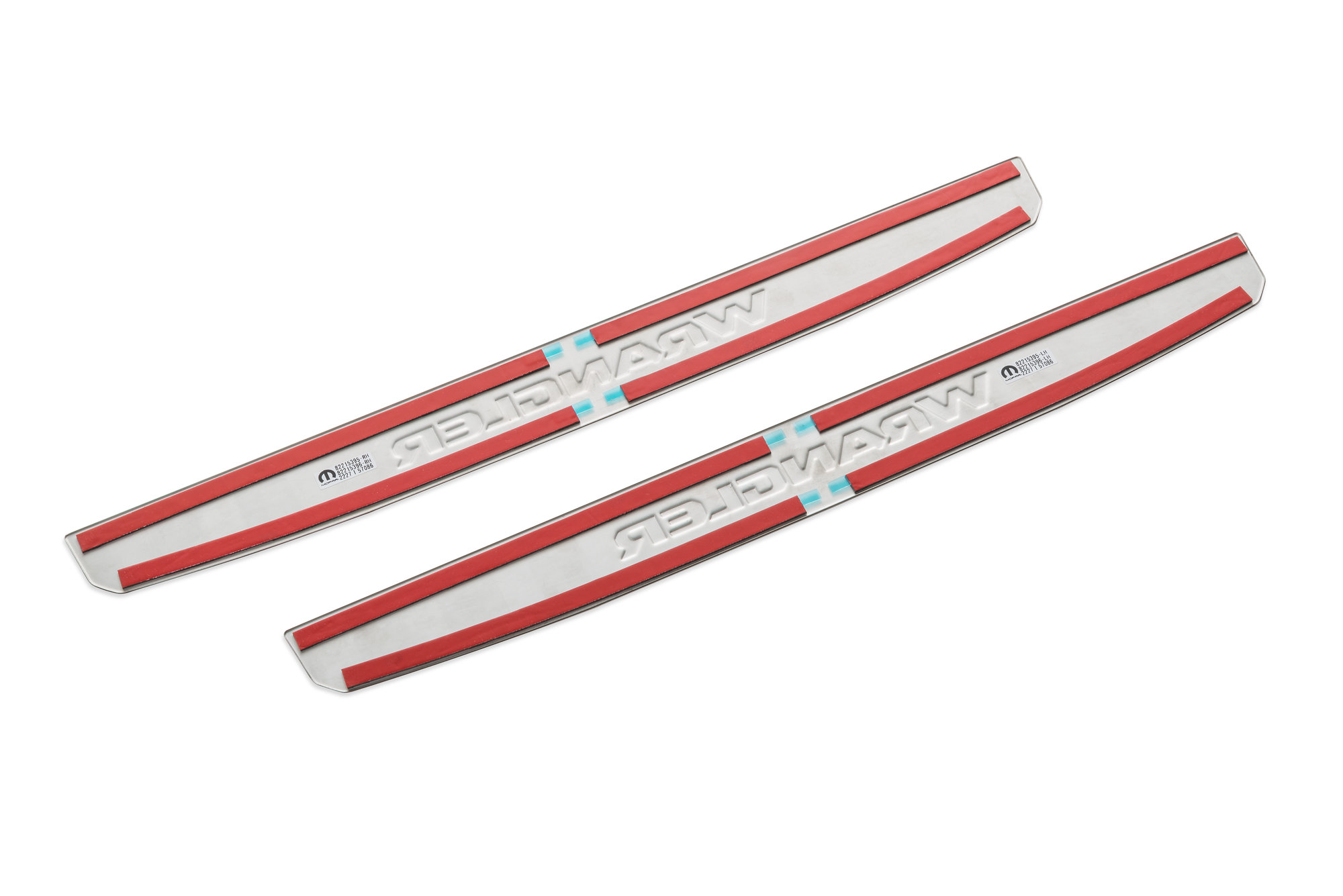 Mopar 82215395 Stainless Steel Door Sill Guards for 1820 Jeep Wrangler JL Quadratec