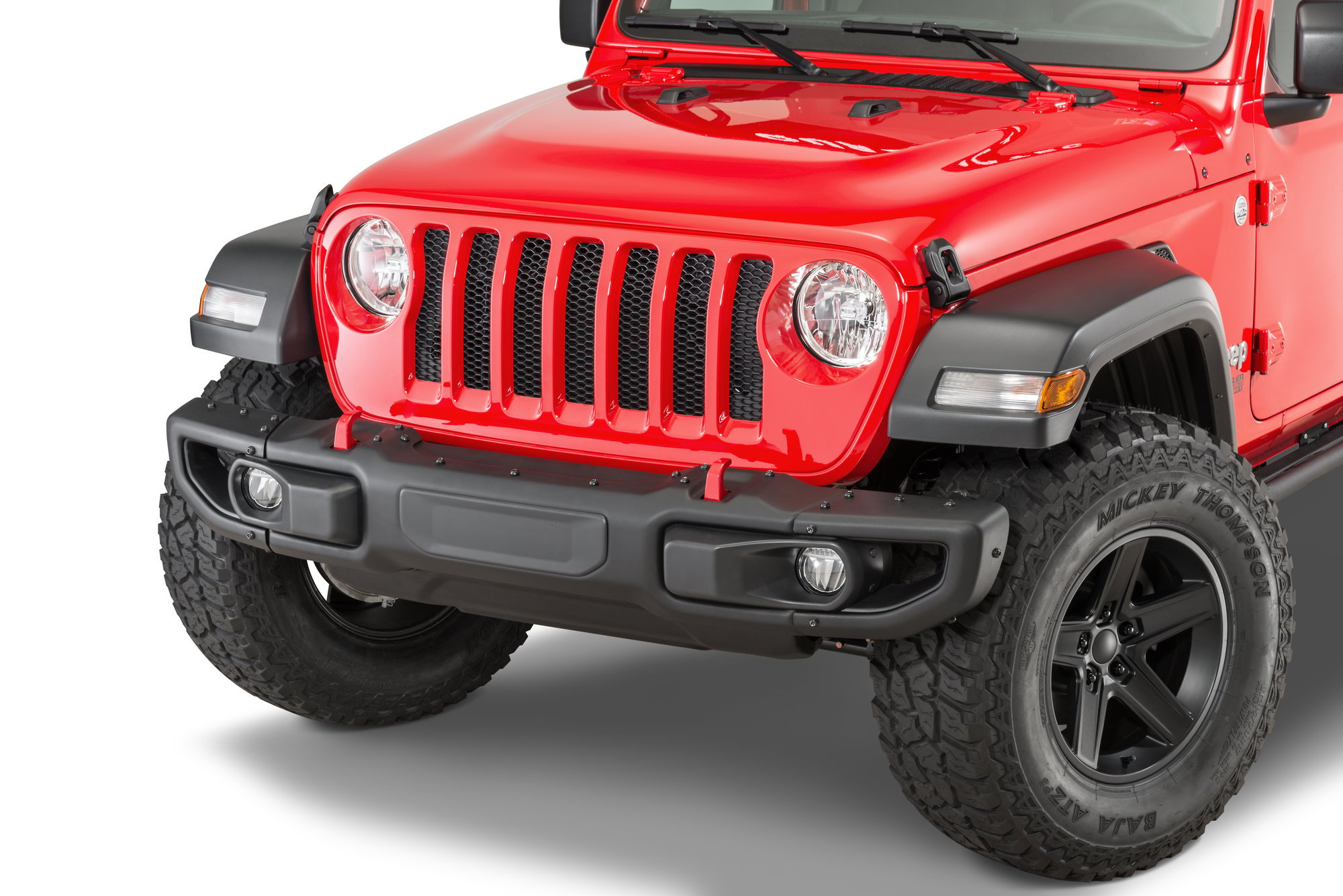 Mopar 82215121AC 3 Piece Rubicon Steel Front Bumper for 18-22 Jeep Wrangler  JL & Gladiator JT | Quadratec