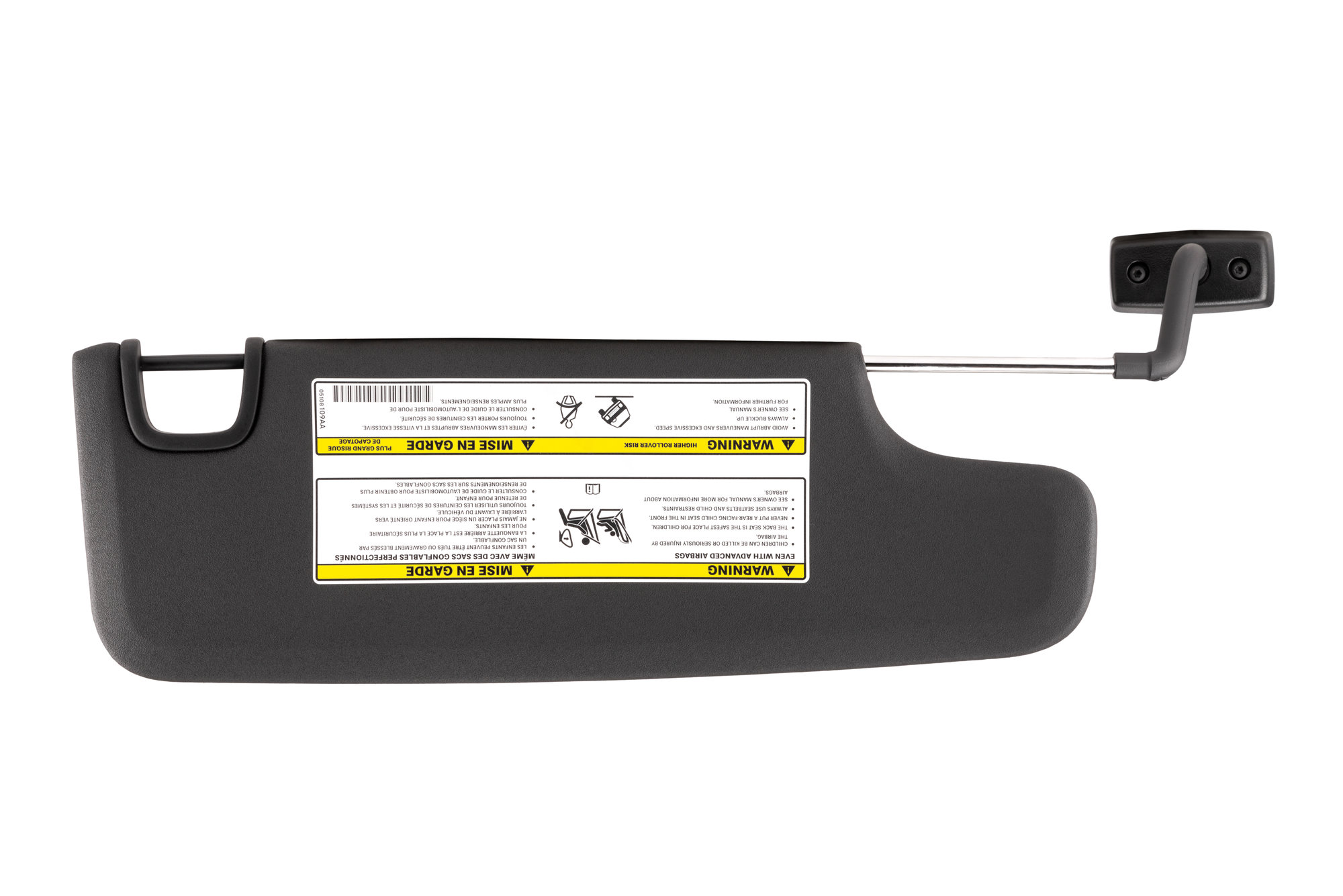 Jeep Wrangler JK JKU Sun Visor Repair Kit Left & Right Side