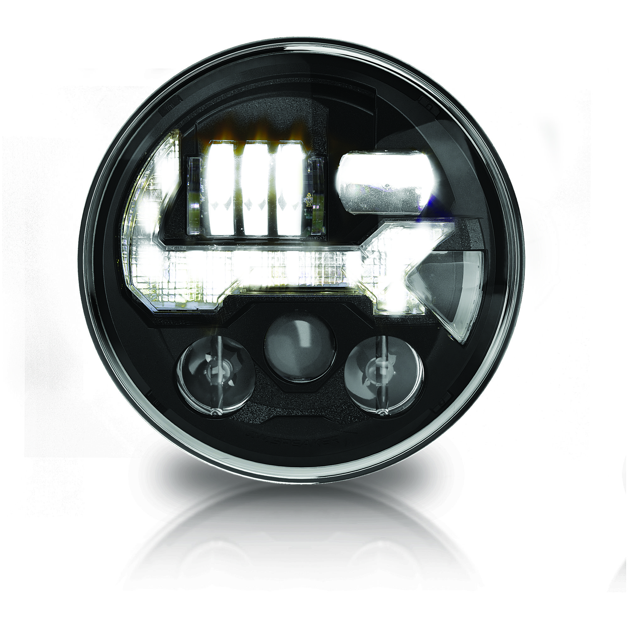 J.W. Speaker 8700 EVO J3 LED Headlights for 07-18 Jeep Wrangler JK