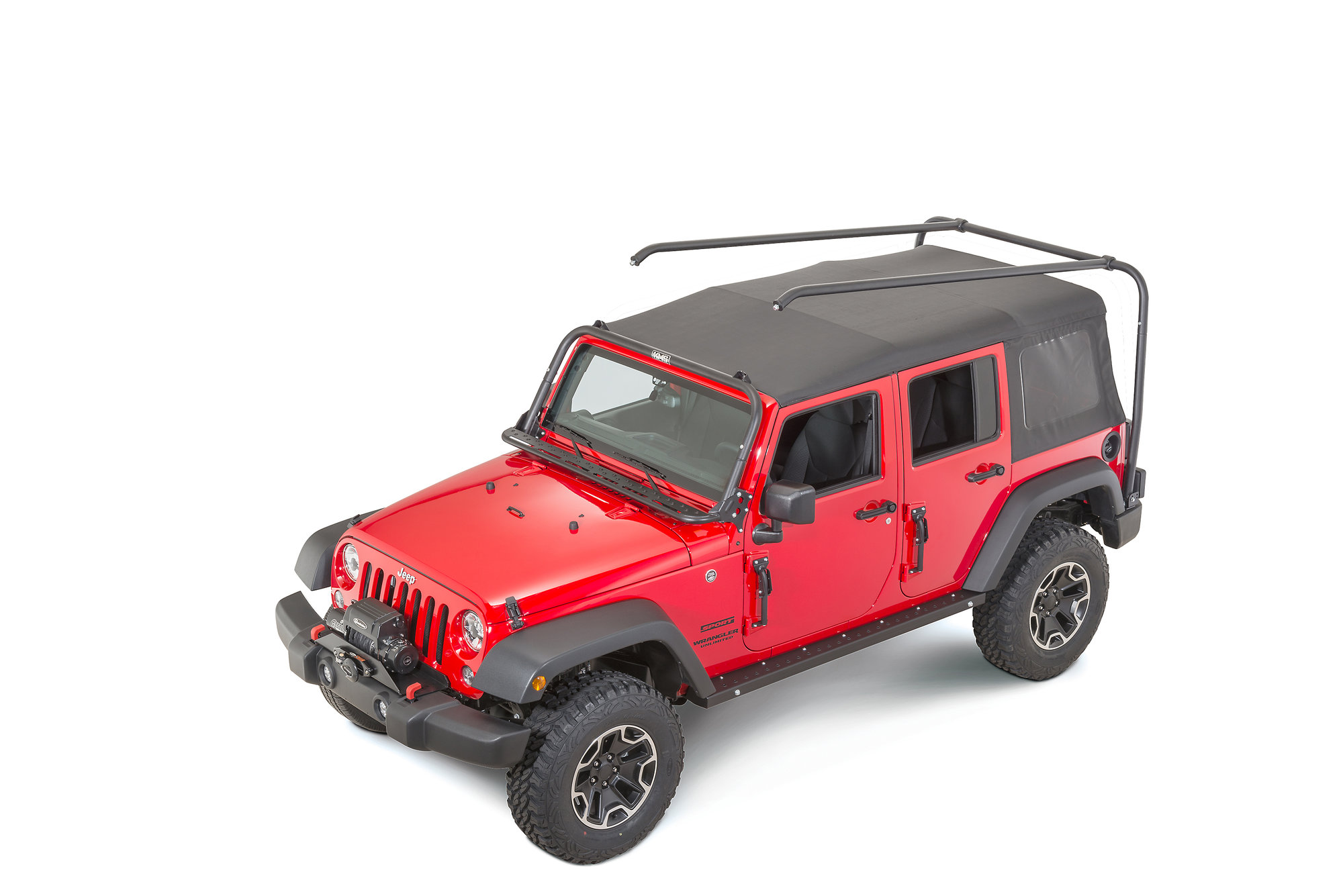 Kargo Master 50352 Congo Sport Rack for 07 18 Jeep Wrangler JK Unlimited 4 Door Quadratec