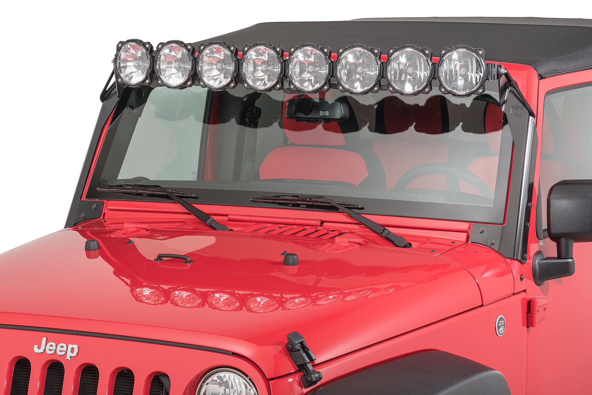 KC HiLiTES 91313 Gravity Pro6 LED Light Bar for 07-18 Jeep Wrangler JK |  Quadratec