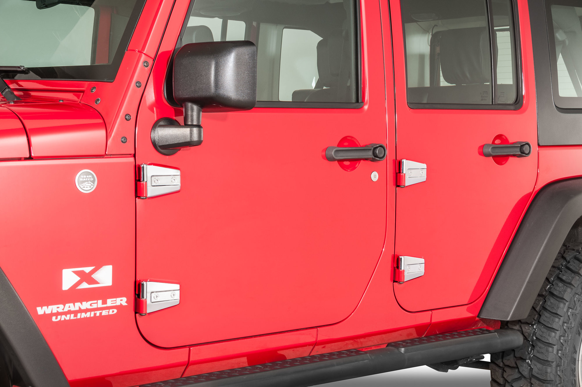 Total 93+ imagen jeep wrangler black door hinges Abzlocal.mx