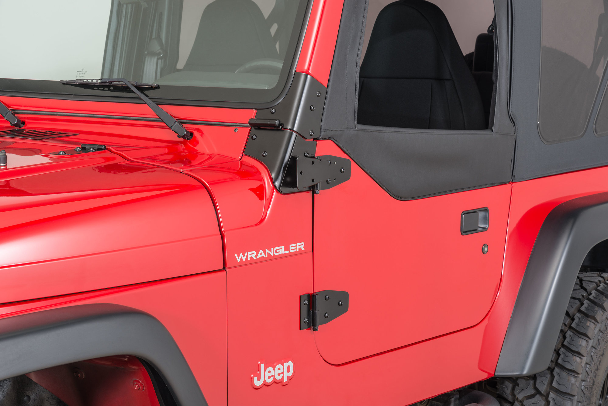 Kentrol Mirror Relocation Brackets for 03-06 Jeep Wrangler TJ & Unlimited |  Quadratec