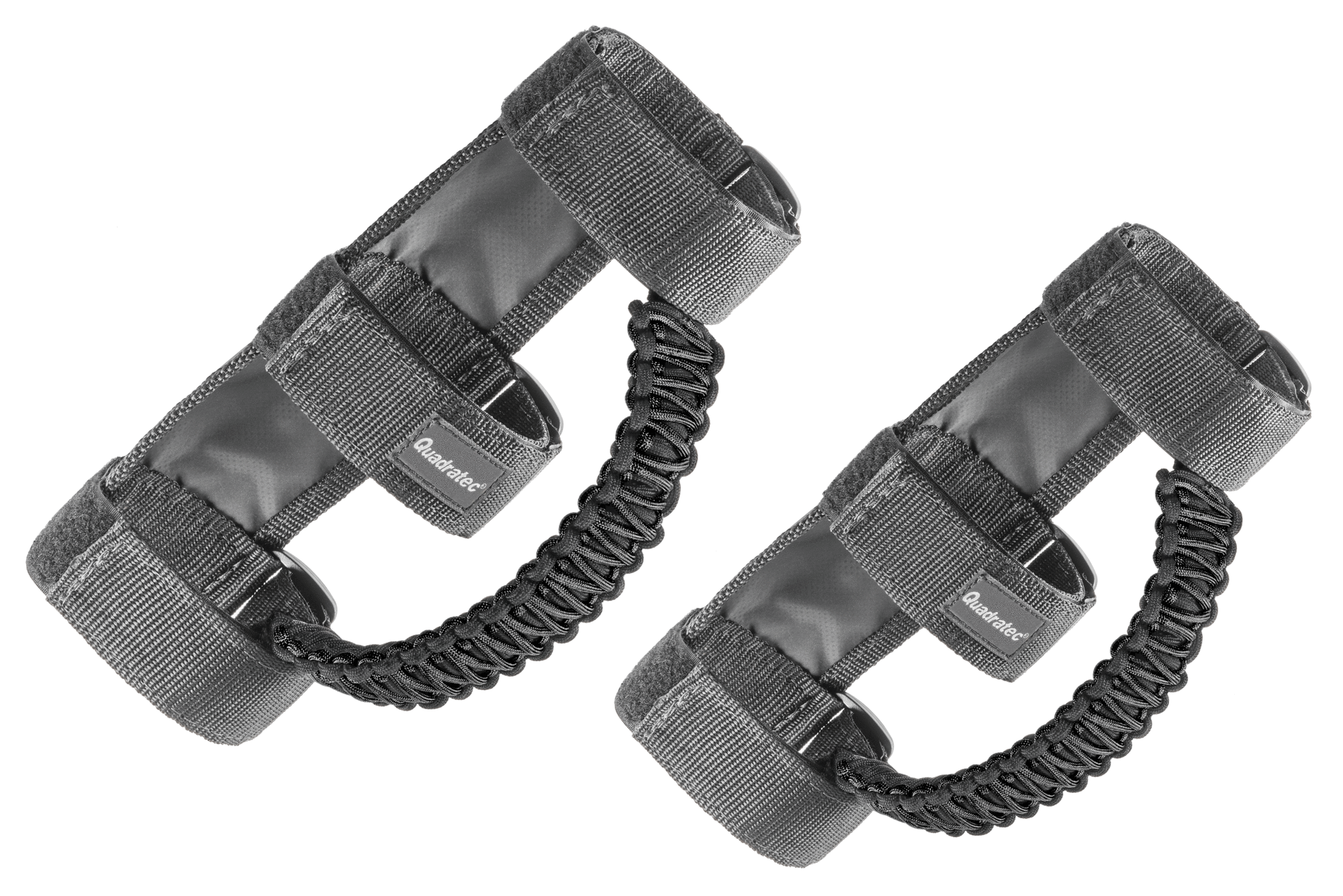 Quadratec 550 Paracord Front Grab Handle Pair for 9724 Jeep Wrangler