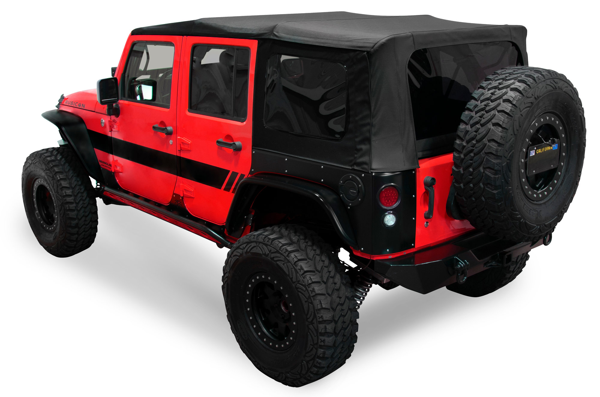 King 4WD Premium Replacement Soft Top for 07-18 Jeep Wrangler Unlimited JK  4-Door | Quadratec