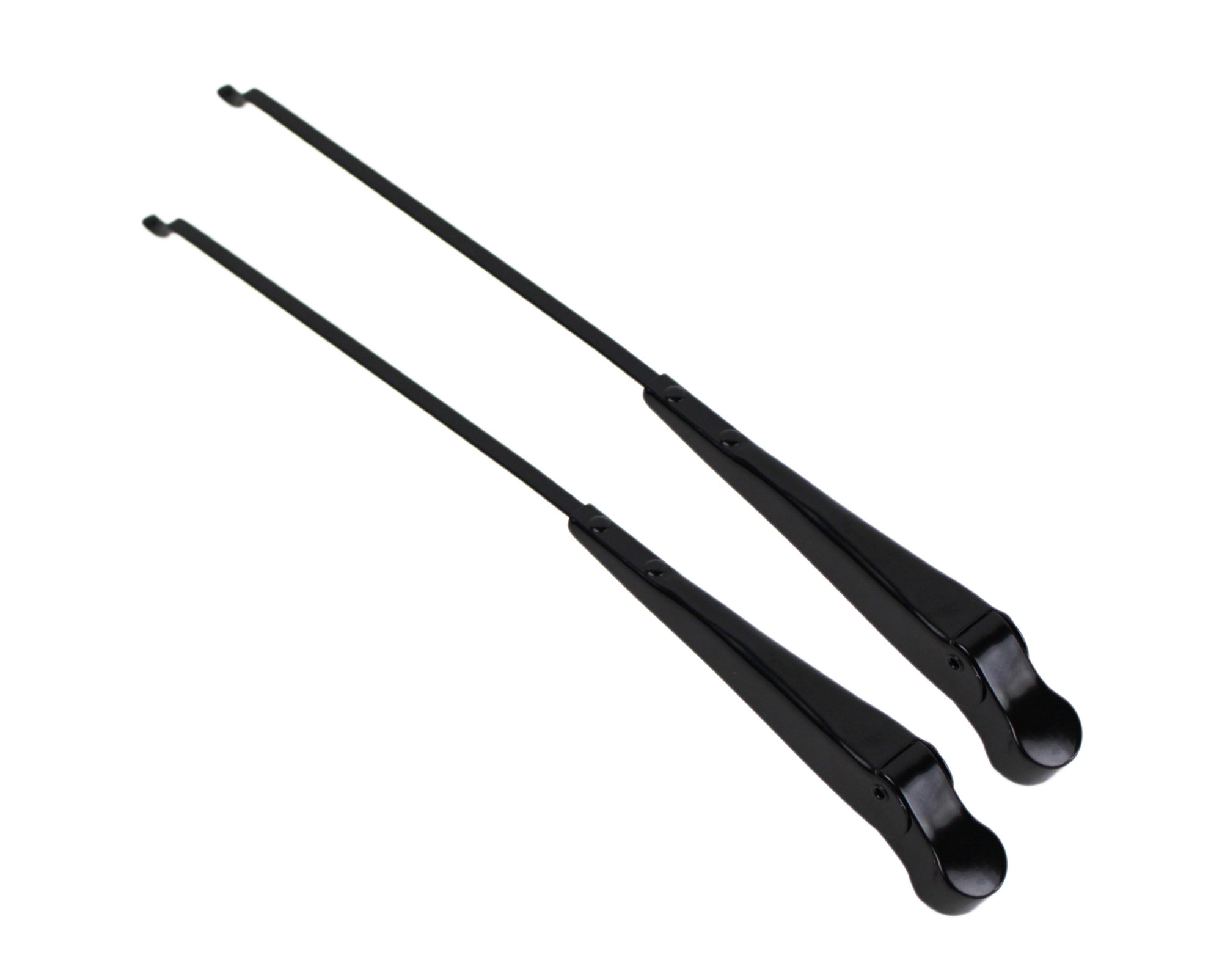 Wiper Arm compatible with Jeep CJ Series 74-86 Front Right or Left Set of 2 W/Power Matte Silver 