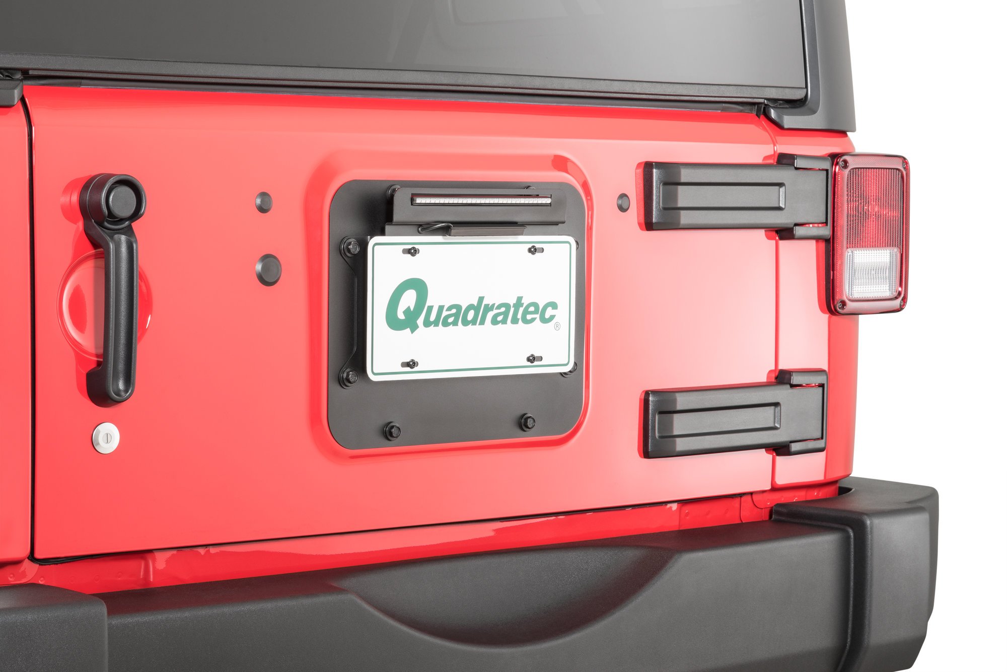 Kentrol BackSide LED License Plate Mount for 07-18 Jeep Wrangler JK |  Quadratec