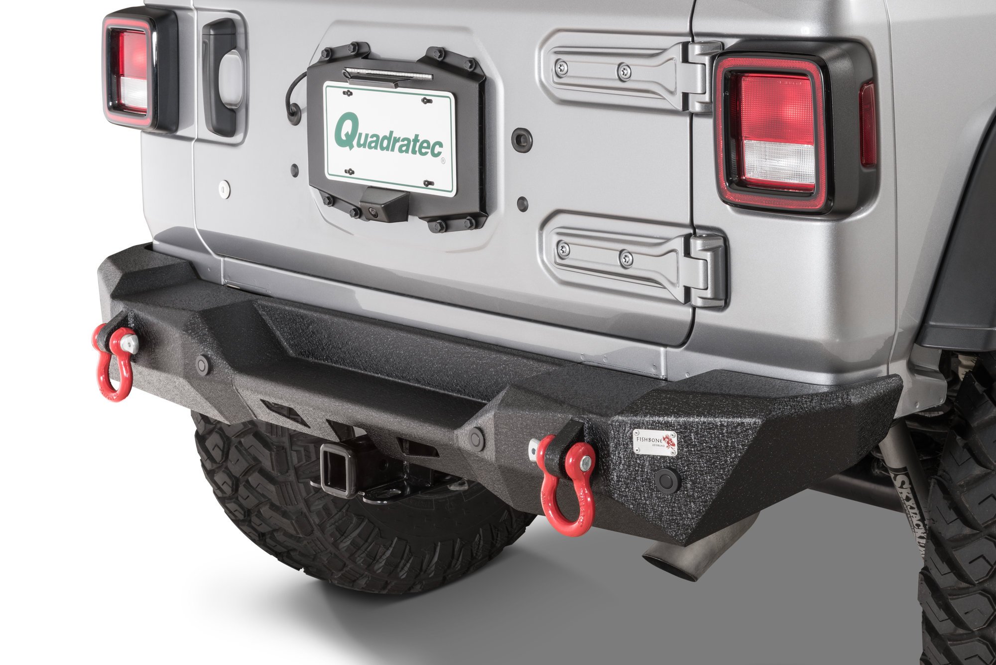 Kentrol 80718 BackSide LED License Plate Mount for 18-21 Jeep Wrangler JL |  Quadratec