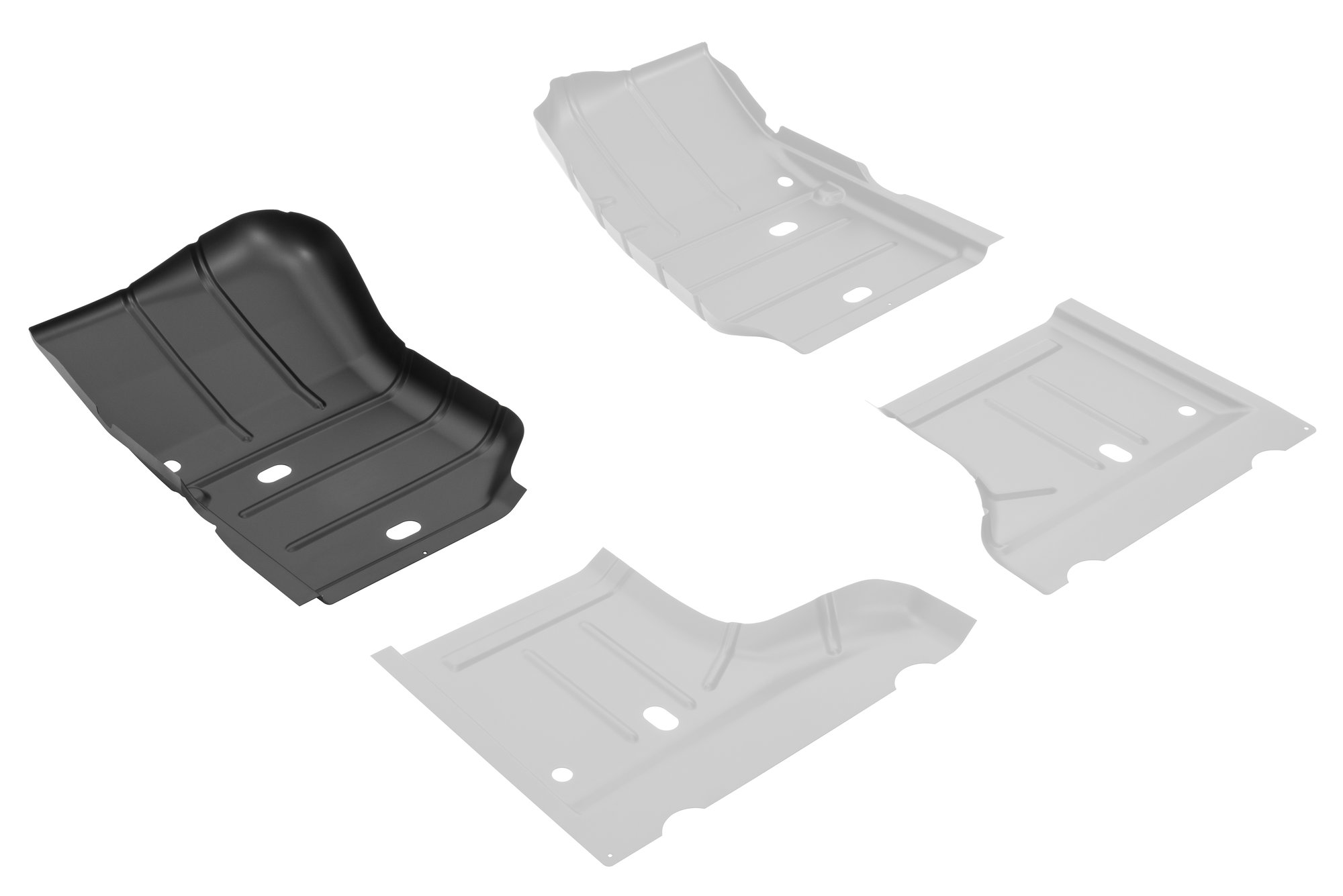 Key Parts 0487-221 Front Floor Pan for 07-18 Jeep Wrangler JK | Quadratec