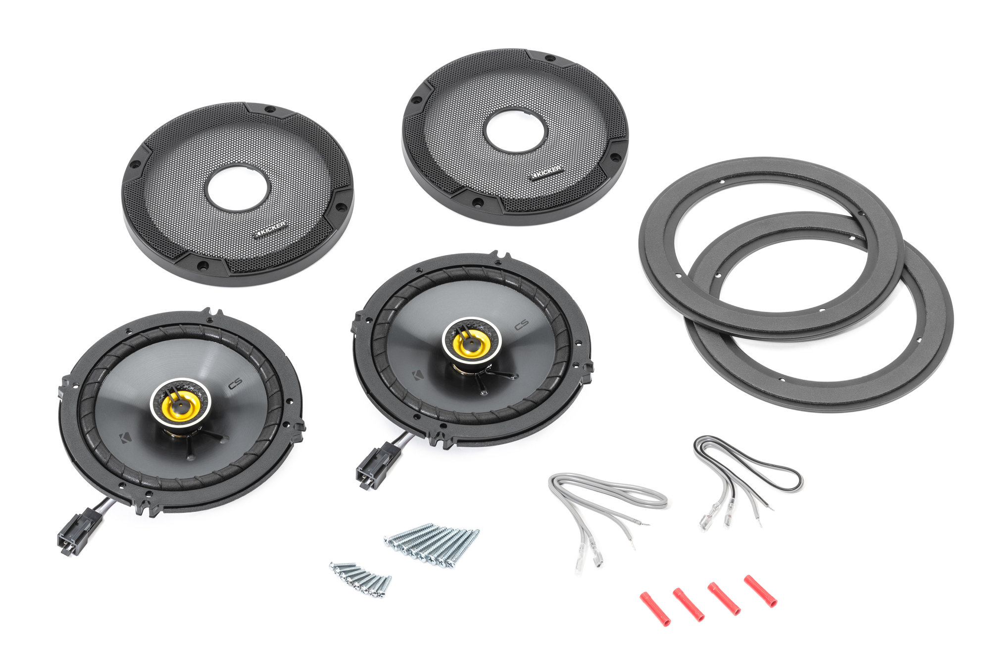 Kicker  Deluxe Sound Bar Speaker Kit for 97-06 Jeep Wrangler TJ |  Quadratec