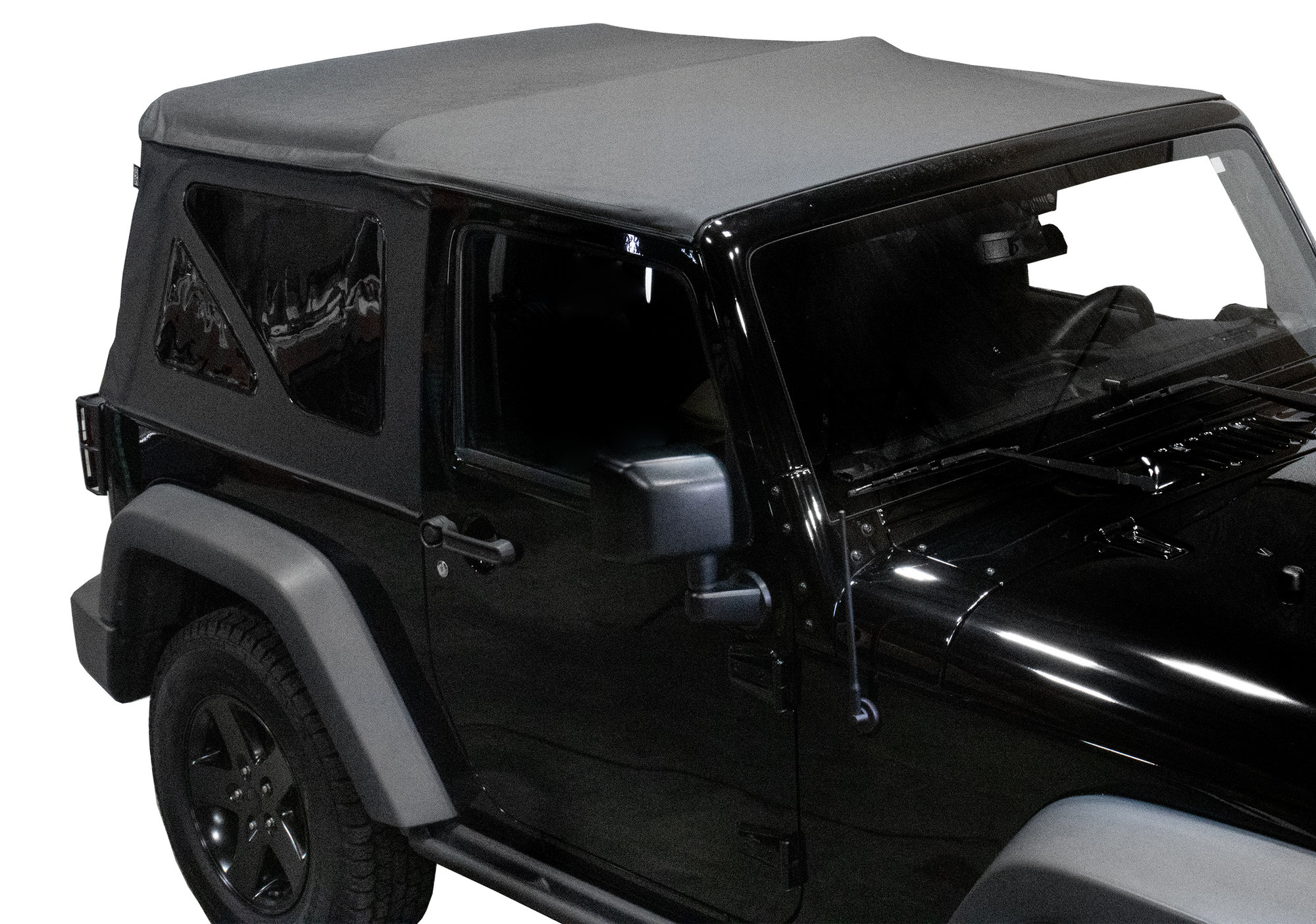 King 4WD Premium Replacement Soft Top for 07-18 Jeep Wrangler JK 2 Door |  Quadratec