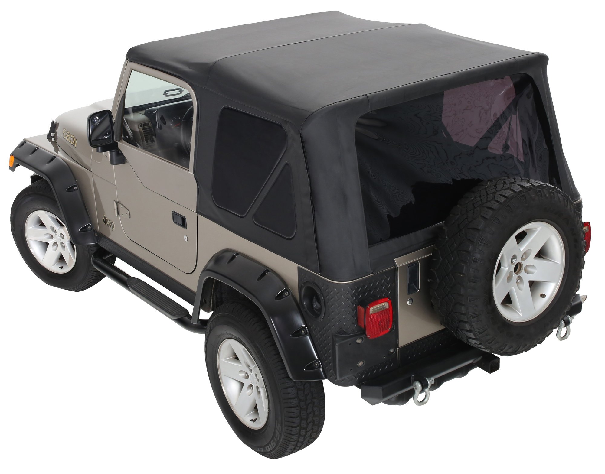 King 4WD 14010235 Premium Replacement Soft Top without Doors for 97-06 Jeep  Wrangler TJ | Quadratec