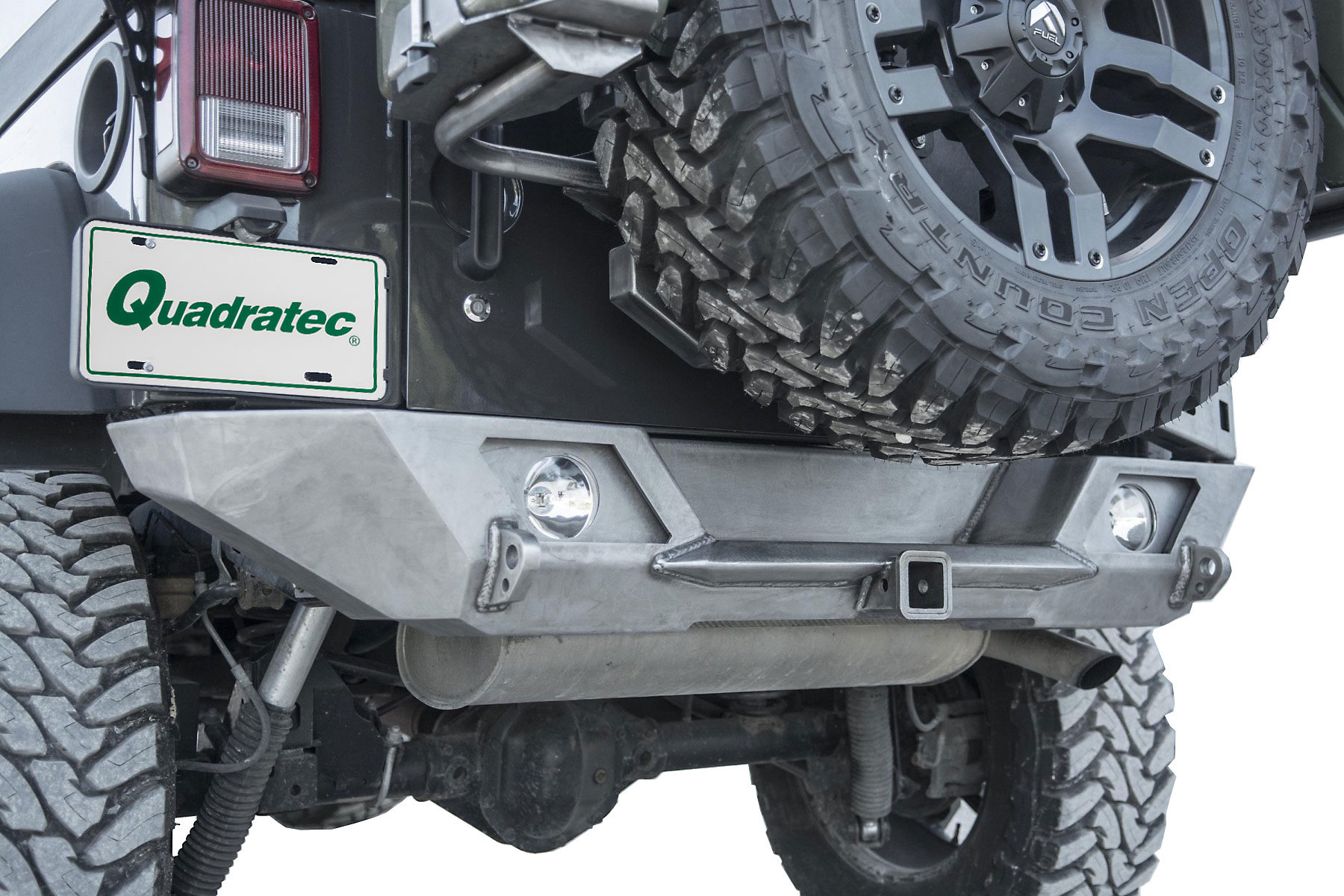 LoD Destroyer Shorty Rear Bumper with Tire Carrier for 0718 Jeep