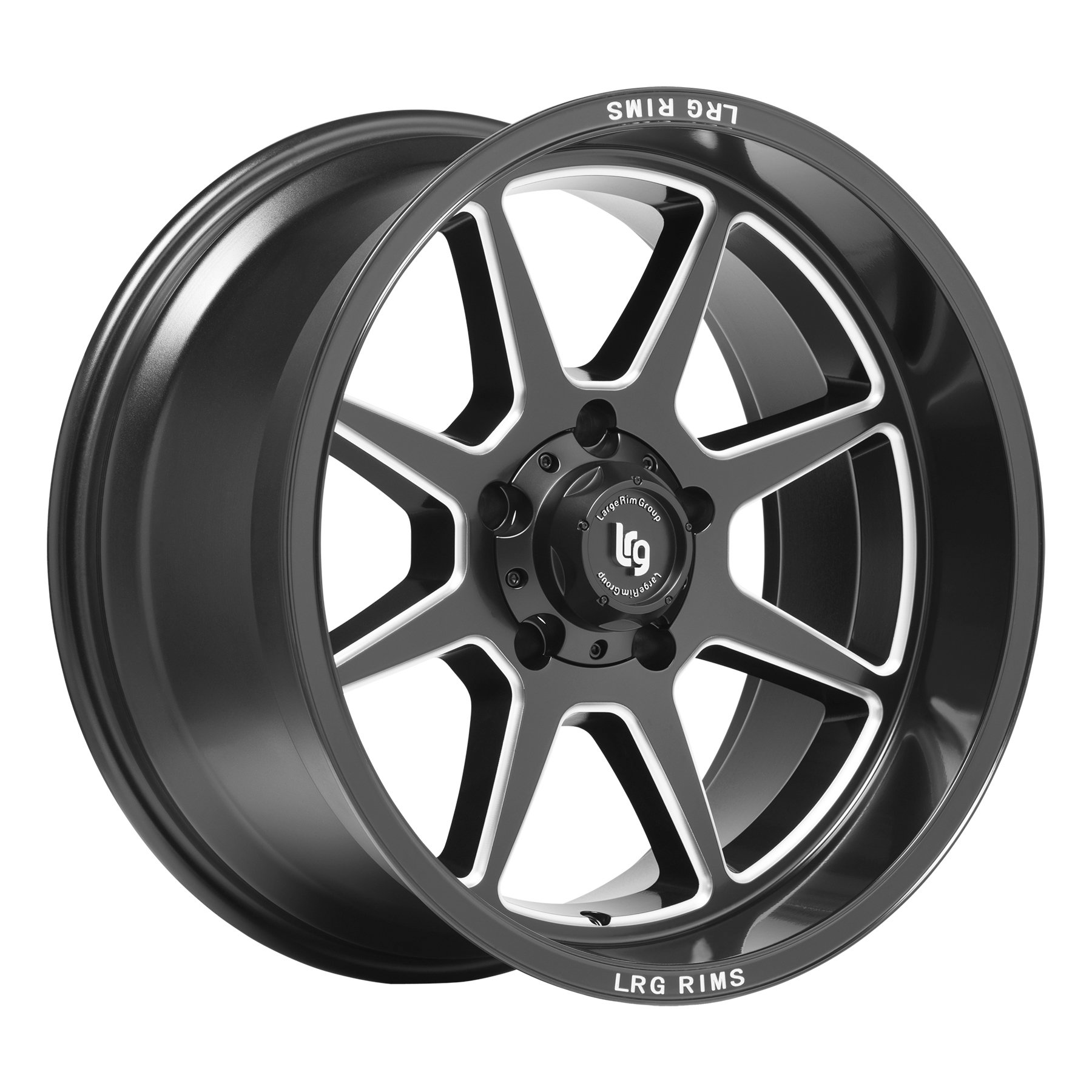Lrg Blades Series 115 In Satin Black With Milled Accents