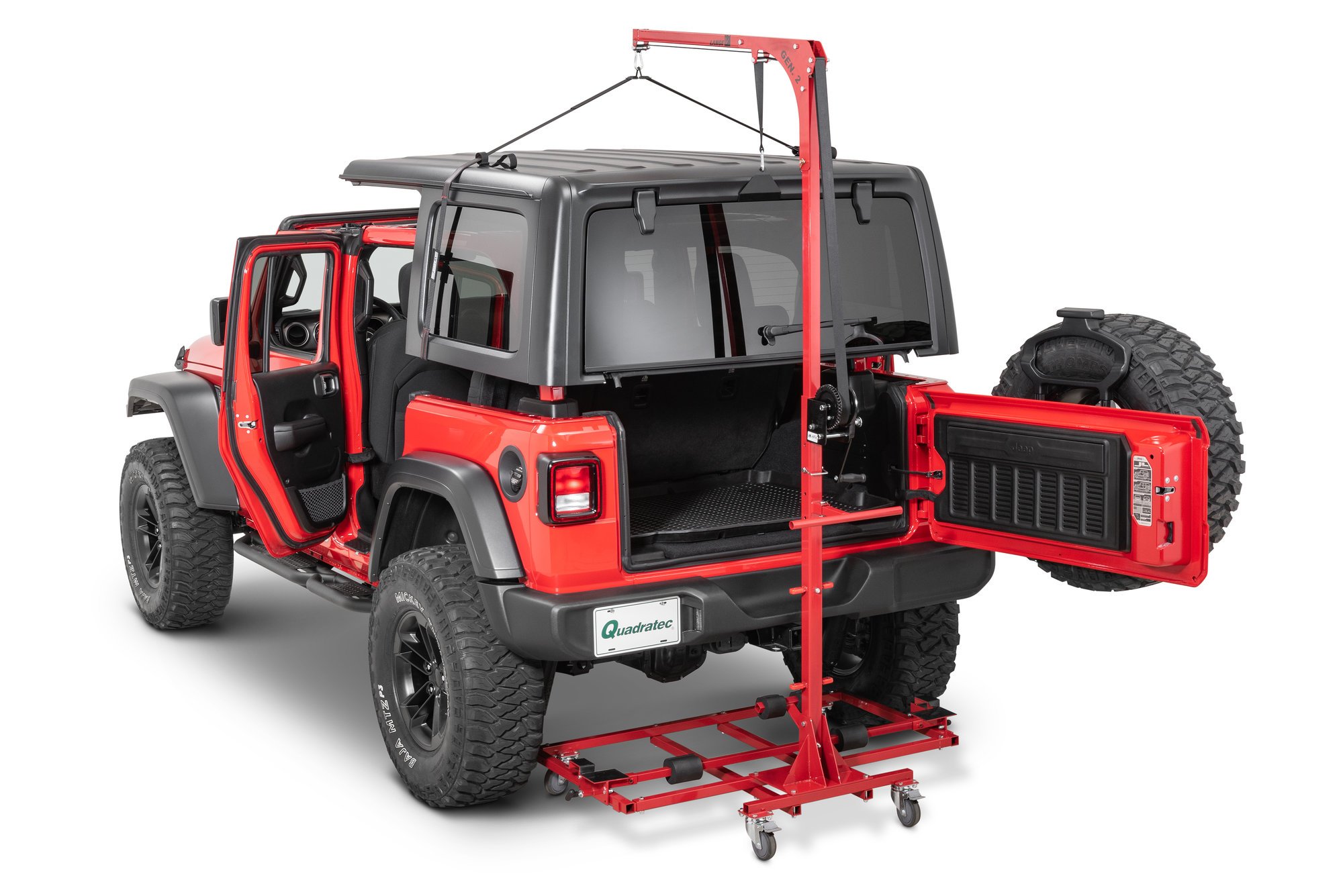 Lange Originals 014-GEN2 Hoist-A-Cart Gen 2 for 07-23 Jeep Wrangler JL & JK  | Quadratec