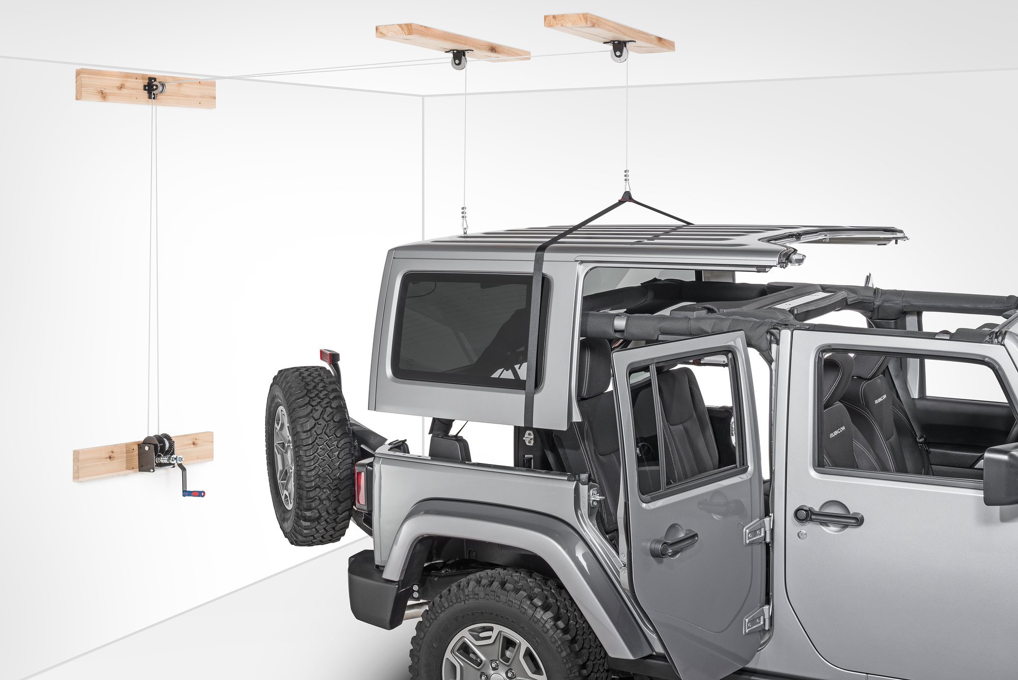 Lange Originals 014-SIM Hoist-A-Top Simple 76-18 Jeep CJ7 & Wrangler |  Quadratec