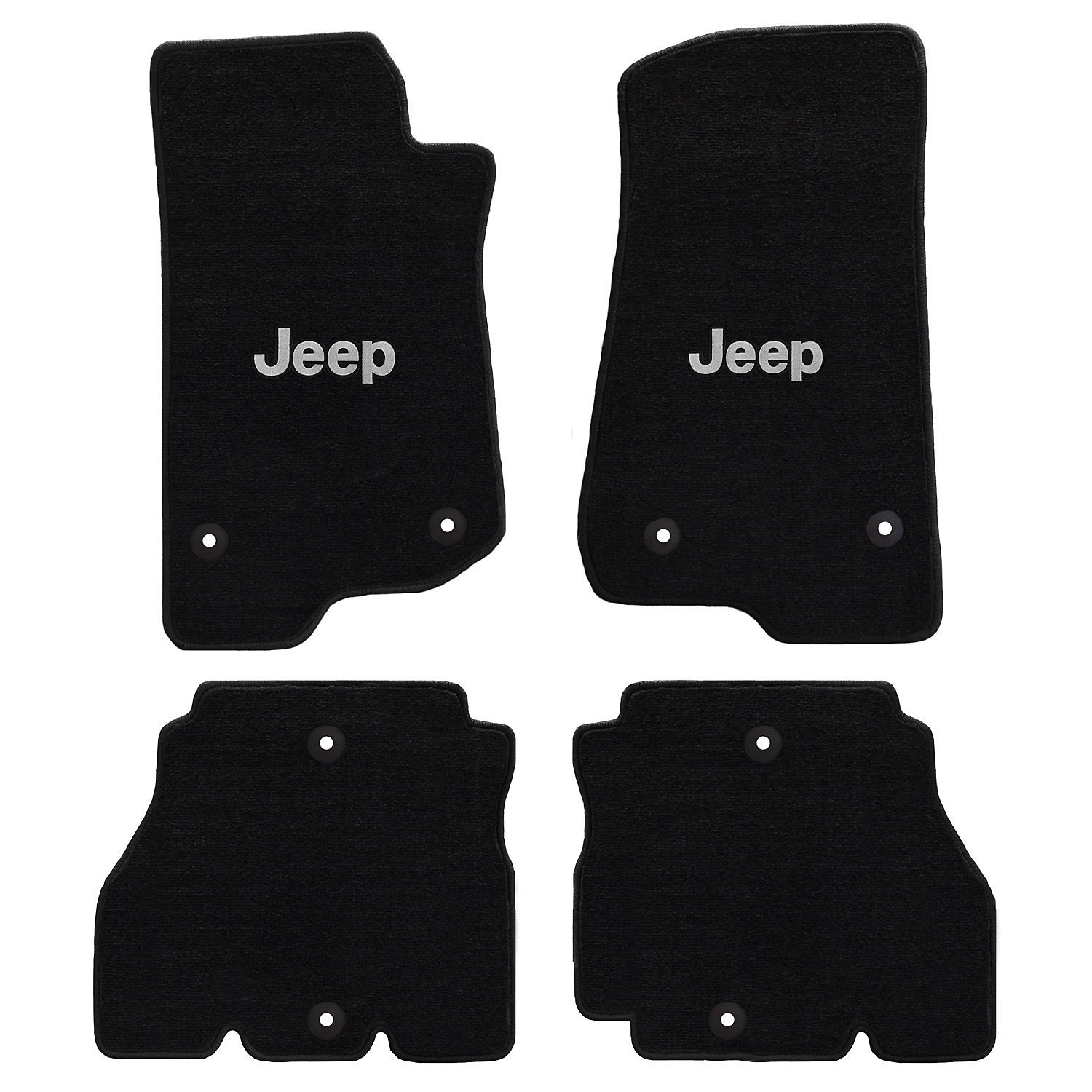 Lloyd Mats All Weather Jeep Logo Carpeted Floor Mats for 18-21 Jeep  Wrangler JL Unlimited & Gladiator JT