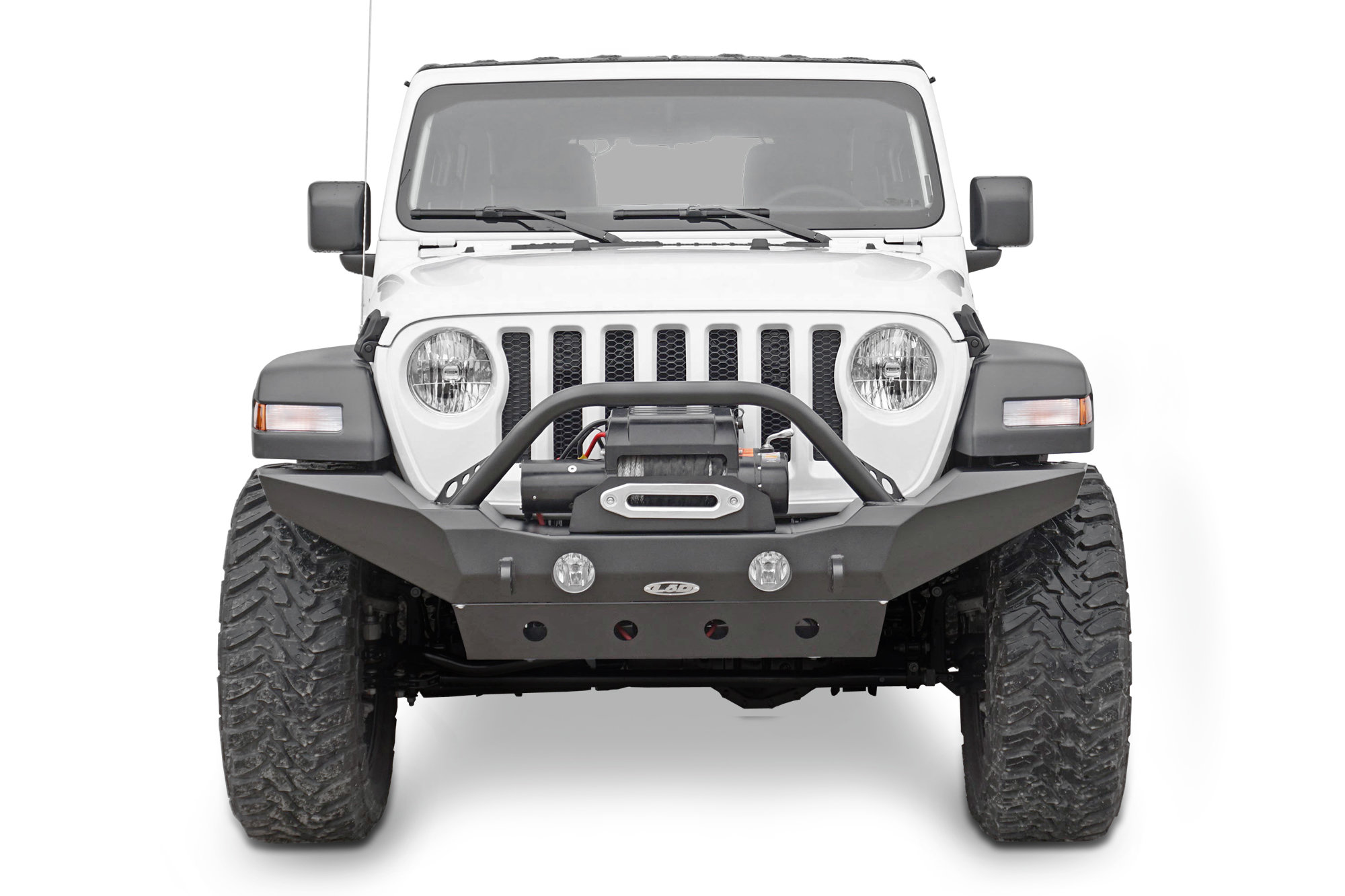 Rough Country 10585 Full Width Front Trail Bumper for 07-22 Jeep Wrangler  JK, JL & Gladiator JT