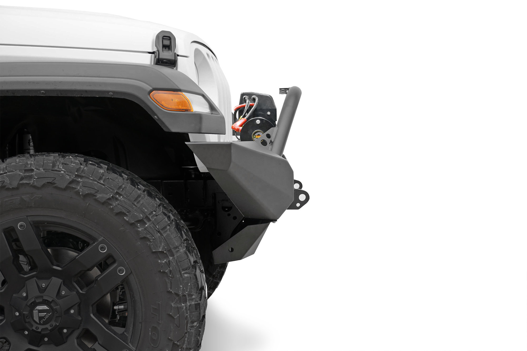 Rough Country 10585 Full Width Front Trail Bumper for 07-22 Jeep Wrangler  JK, JL & Gladiator JT