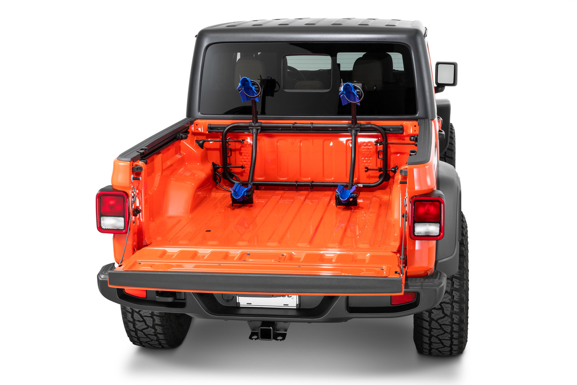 Heininger Automotive 2028 Advantage SportsRack BedRack Elite 2-Bike Rack  for 20-21 Jeep Gladiator JT & Smaller Pickup Truck Applications | Quadratec