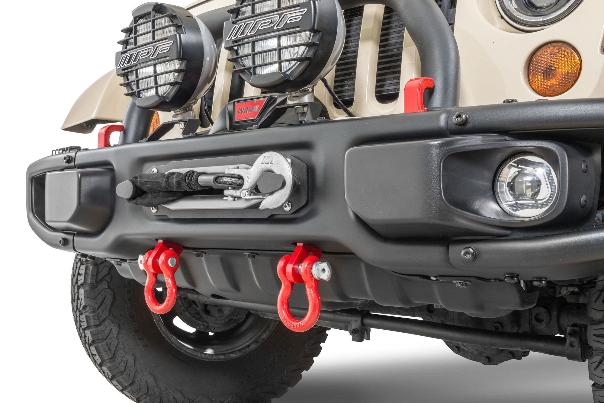 Jeep Wrangler Front Tow Hooks