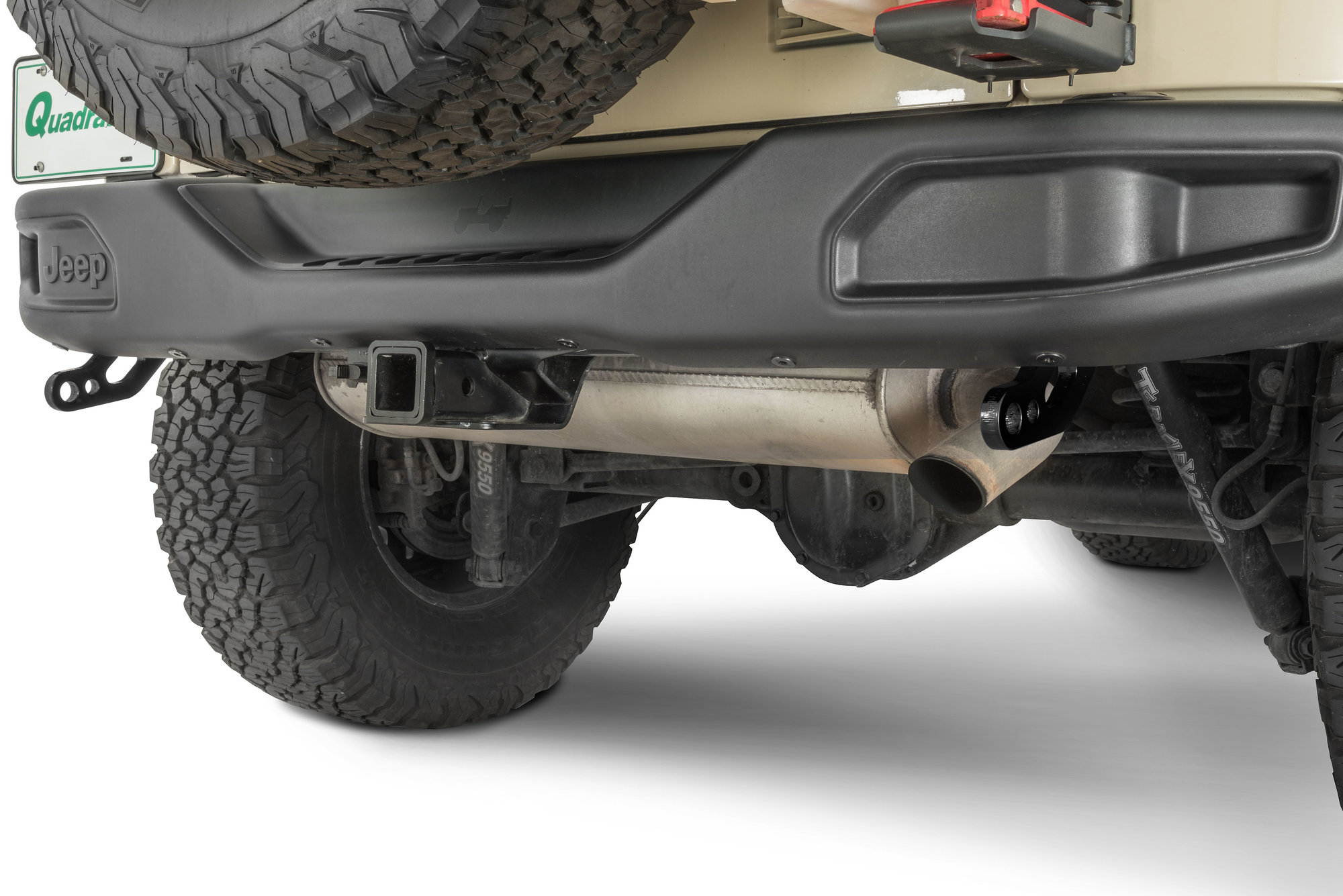 Jeep jk rear tow clearance hook passenger side