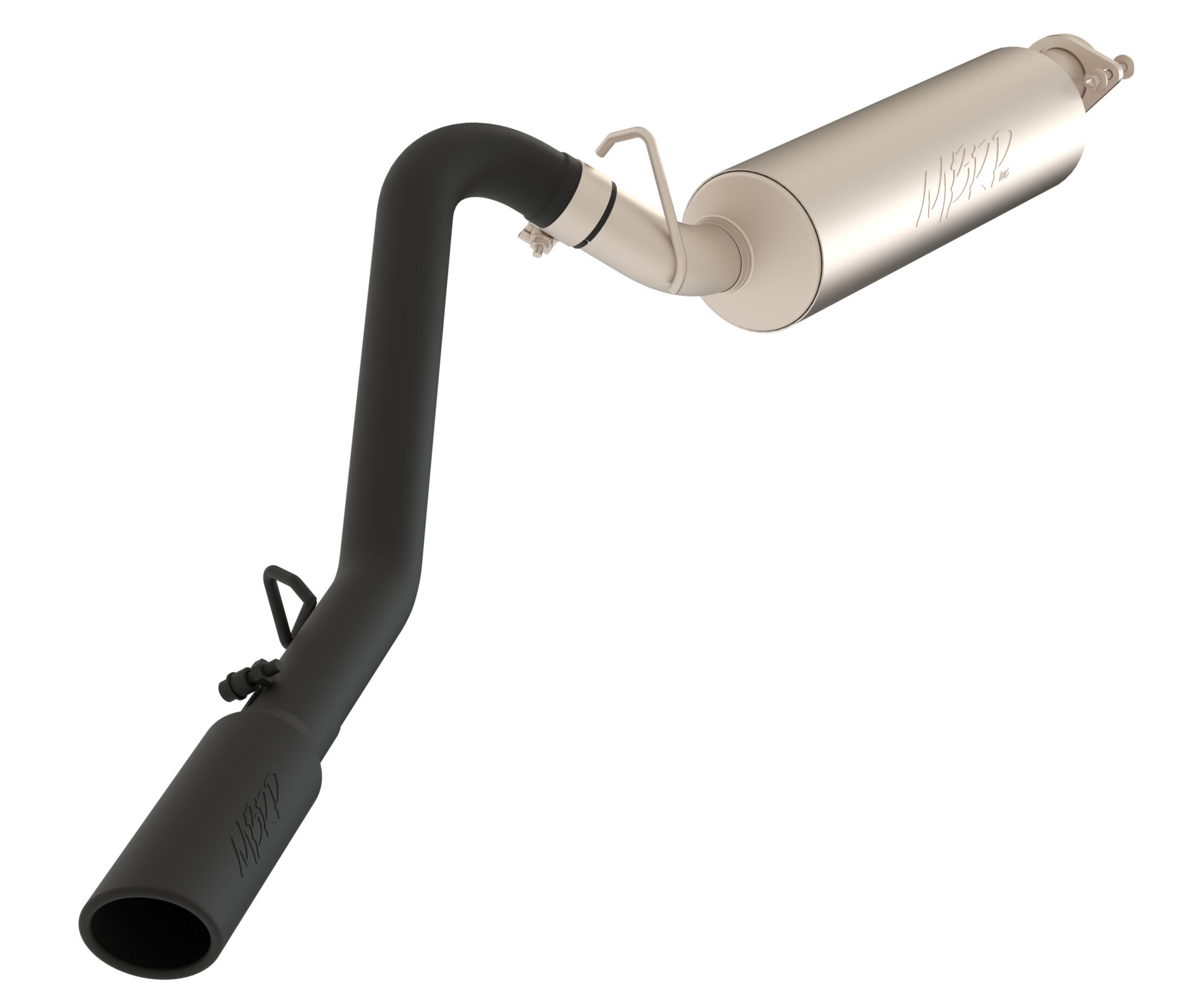 Mbrp S5500blk Black Series Cat Back Exhaust System For 00 06 Jeep