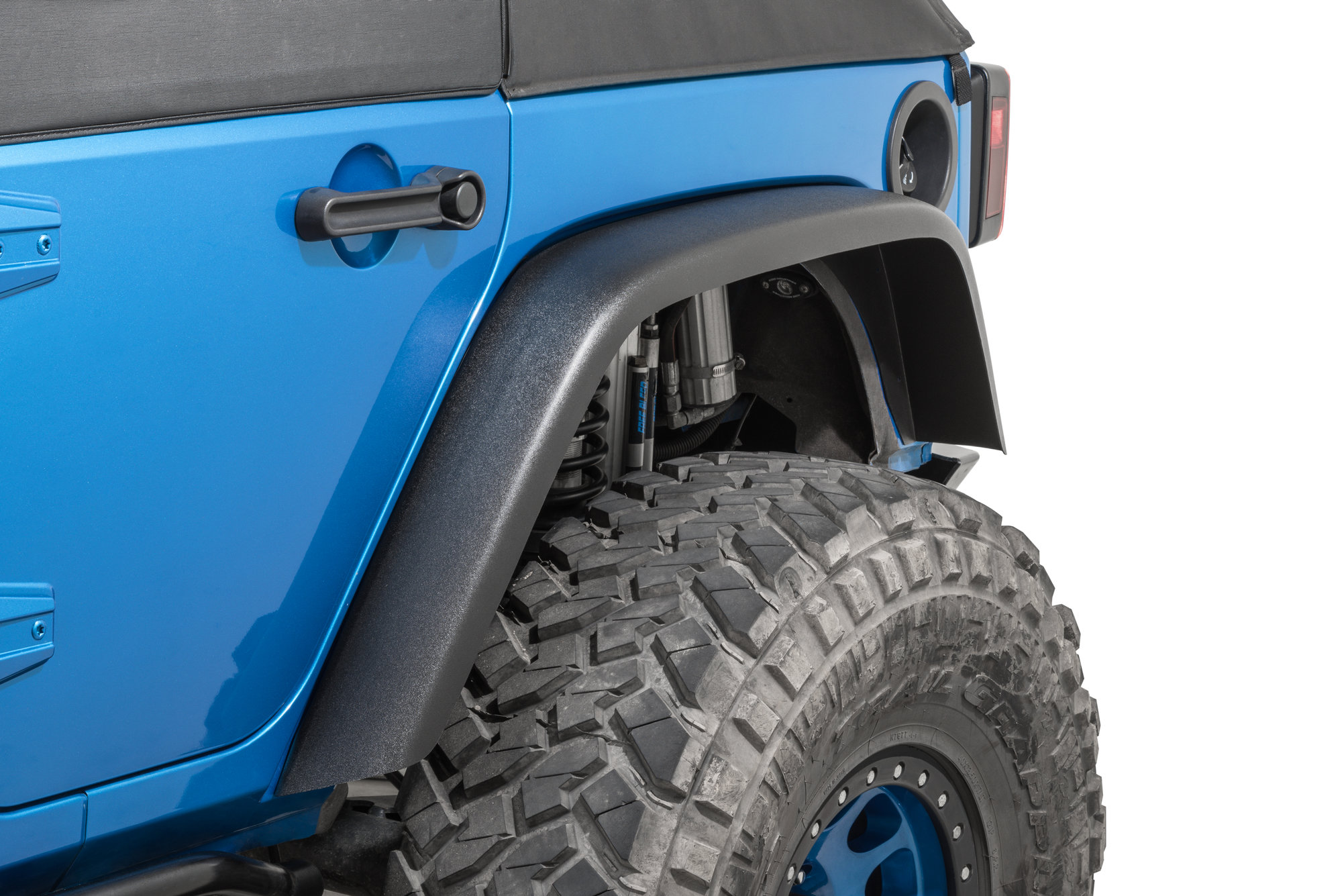 MCE Fenders Rear Fender Flares for 0718 Jeep Wrangler JK Quadratec