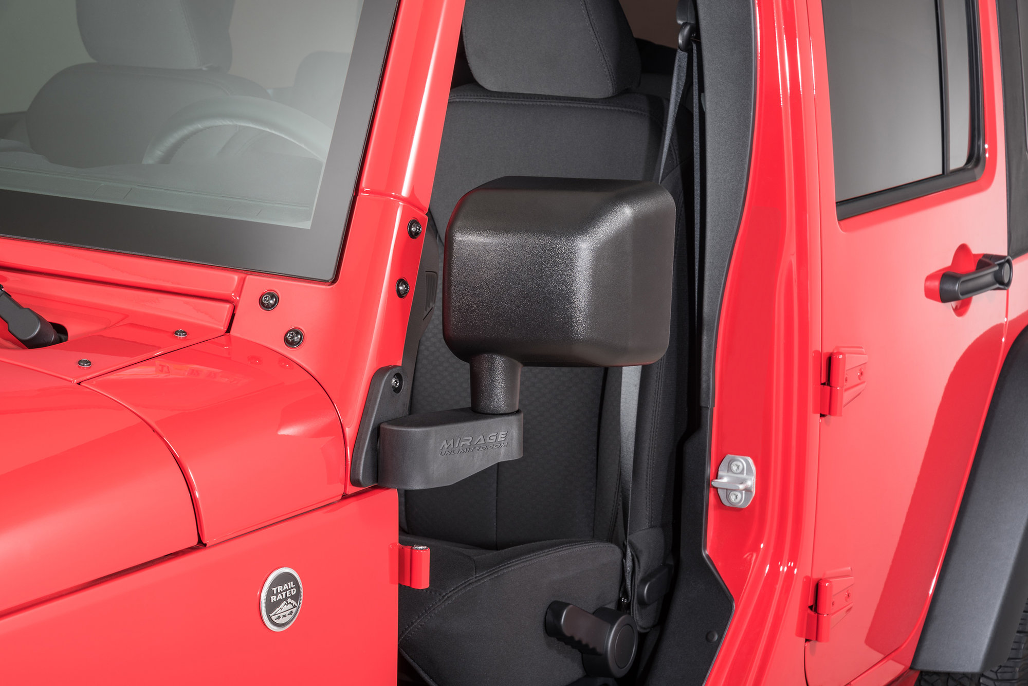 Mirage Unlimited Mirror Mover Kits For 07 18 Jeep Wrangler
