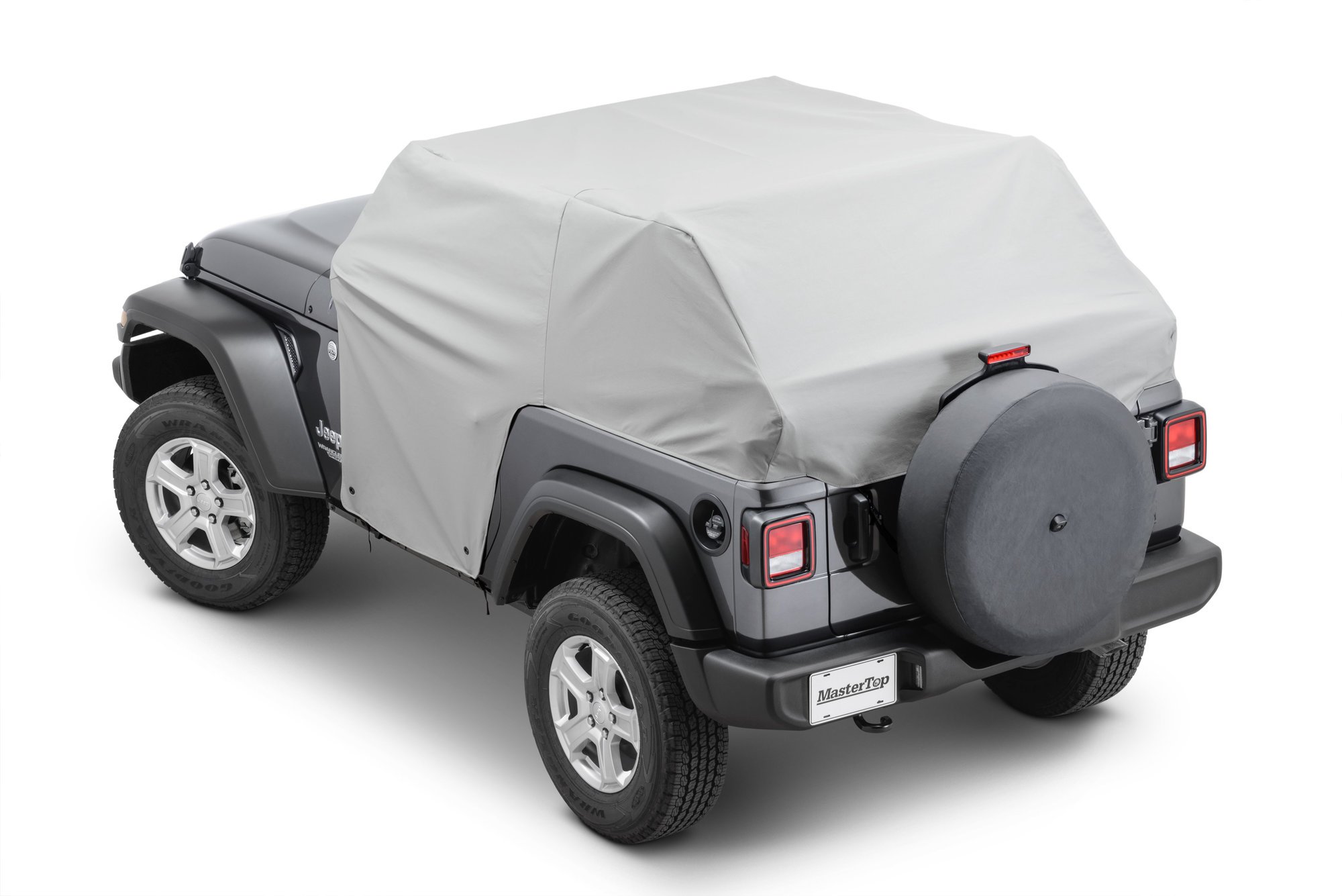 MasterTop 11111509 Full Door Cab Cover for 18-22 Jeep Wrangler JL with  Factory Soft Top Folded Down | Quadratec