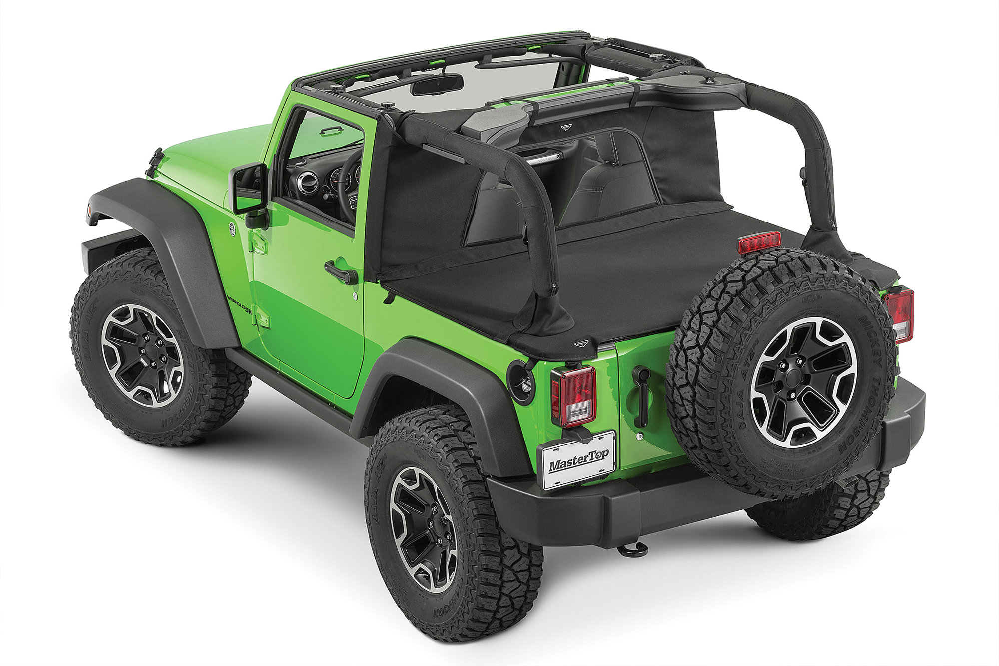 MasterTop Wind Stopper Plus & Tonneau Cover 2-Piece Kit for 07-18 Jeep  Wrangler JK 2-Door | Quadratec