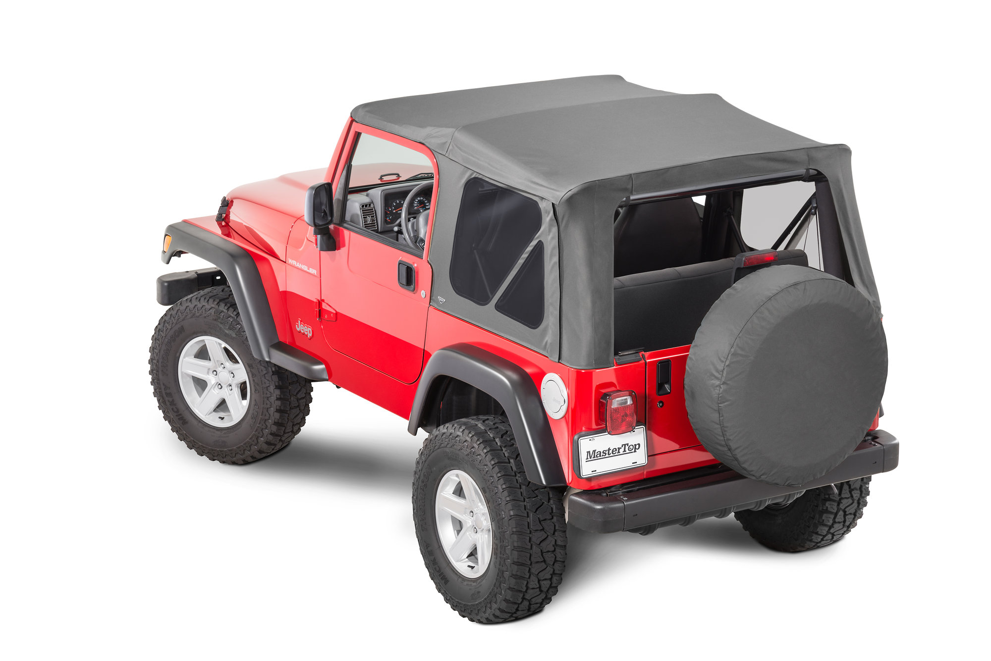 MasterTop Premium Replacement Soft Top with Tinted Windows for 97-06 Jeep  Wrangler TJ | Quadratec