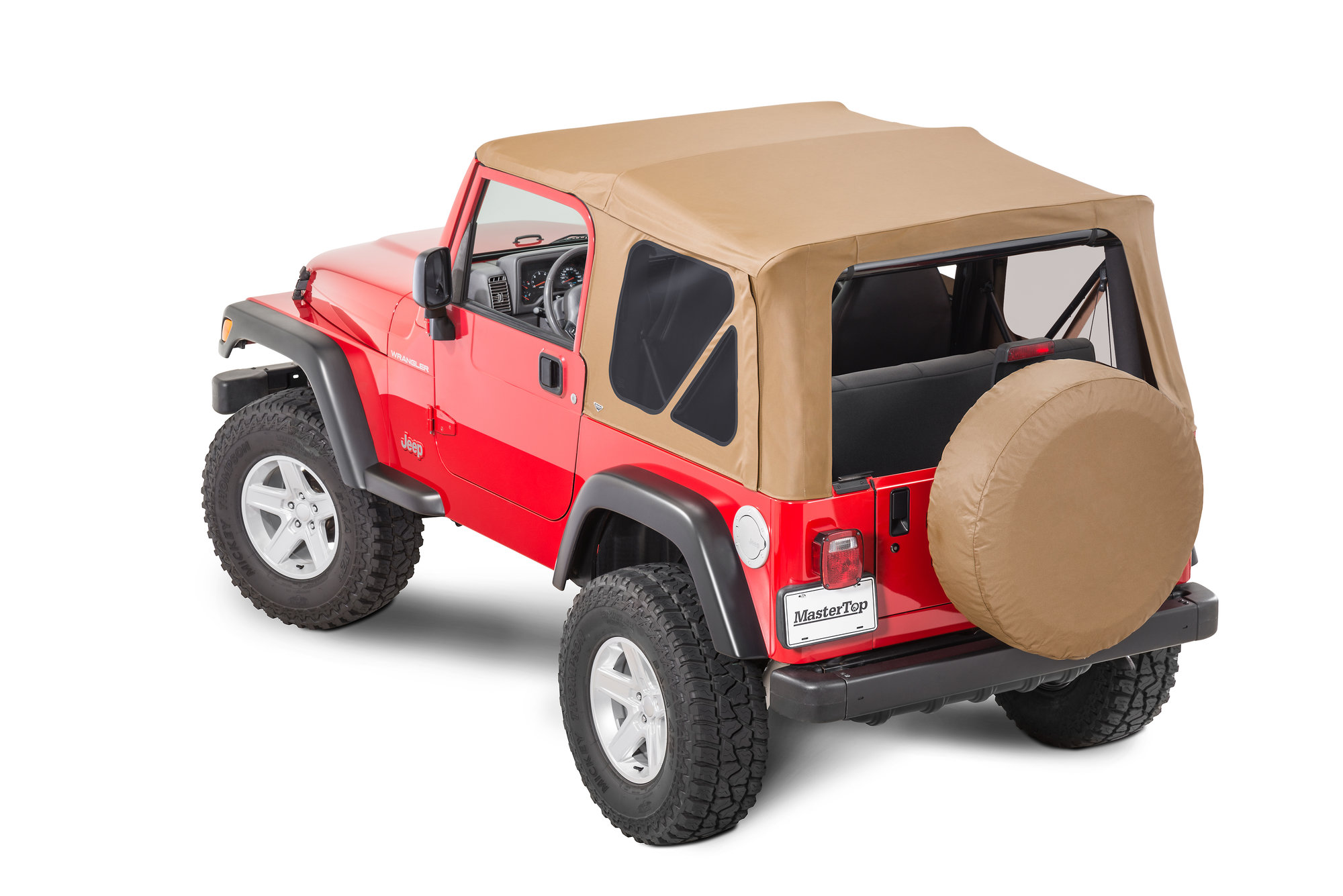 MasterTop Premium Replacement Soft Top with Tinted Windows for 97-06 Jeep  Wrangler TJ | Quadratec