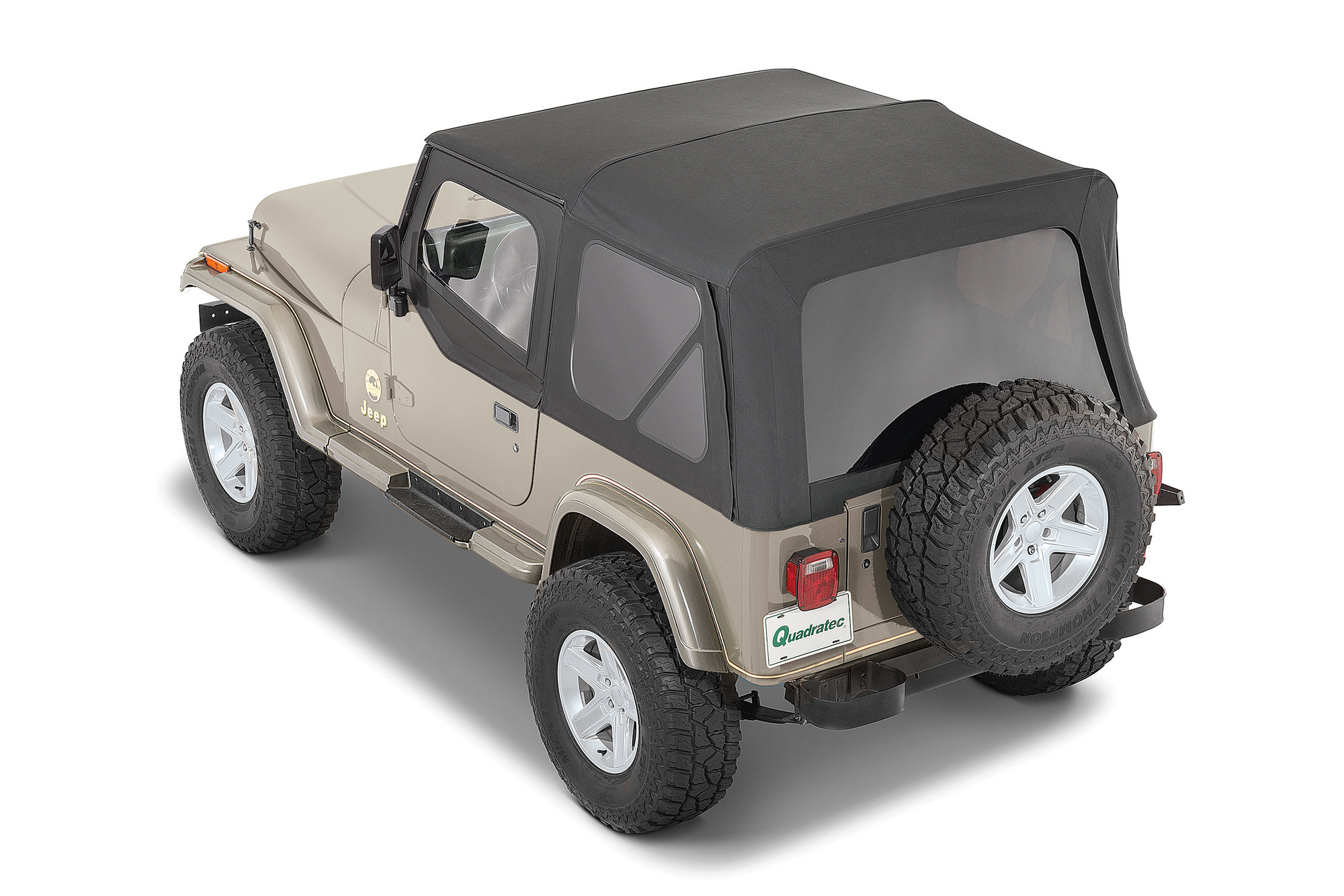 QuadraTop Premium Special Edition Replacement Soft Top for 88-95 Jeep  Wrangler YJ | Quadratec