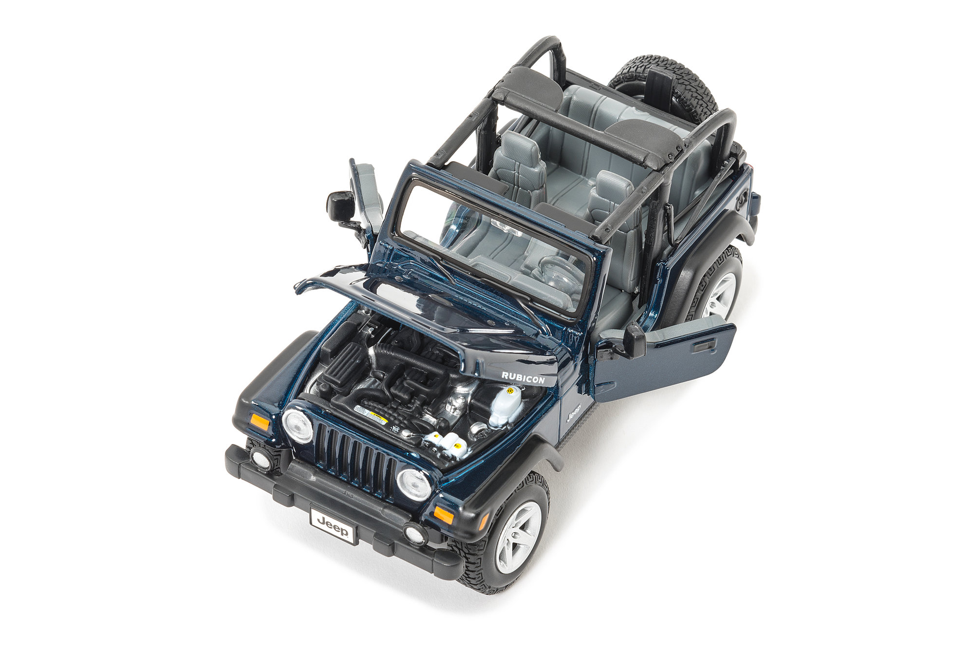 Maisto 127 Scale Jeep Wrangler Rubicon Toy Quadratec