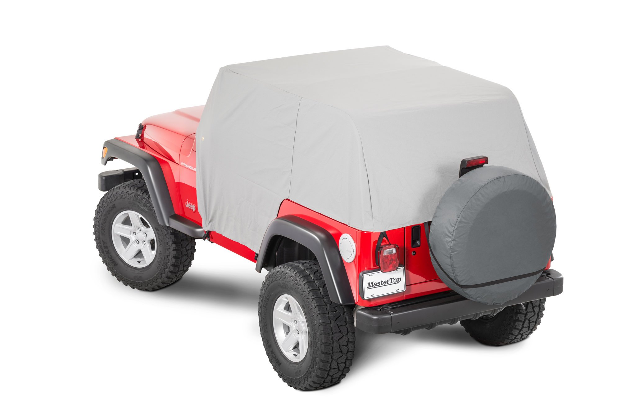 MasterTop 11110009 Cab Cover with Door Flaps for 9206 Jeep Wrangler YJ & TJ Quadratec