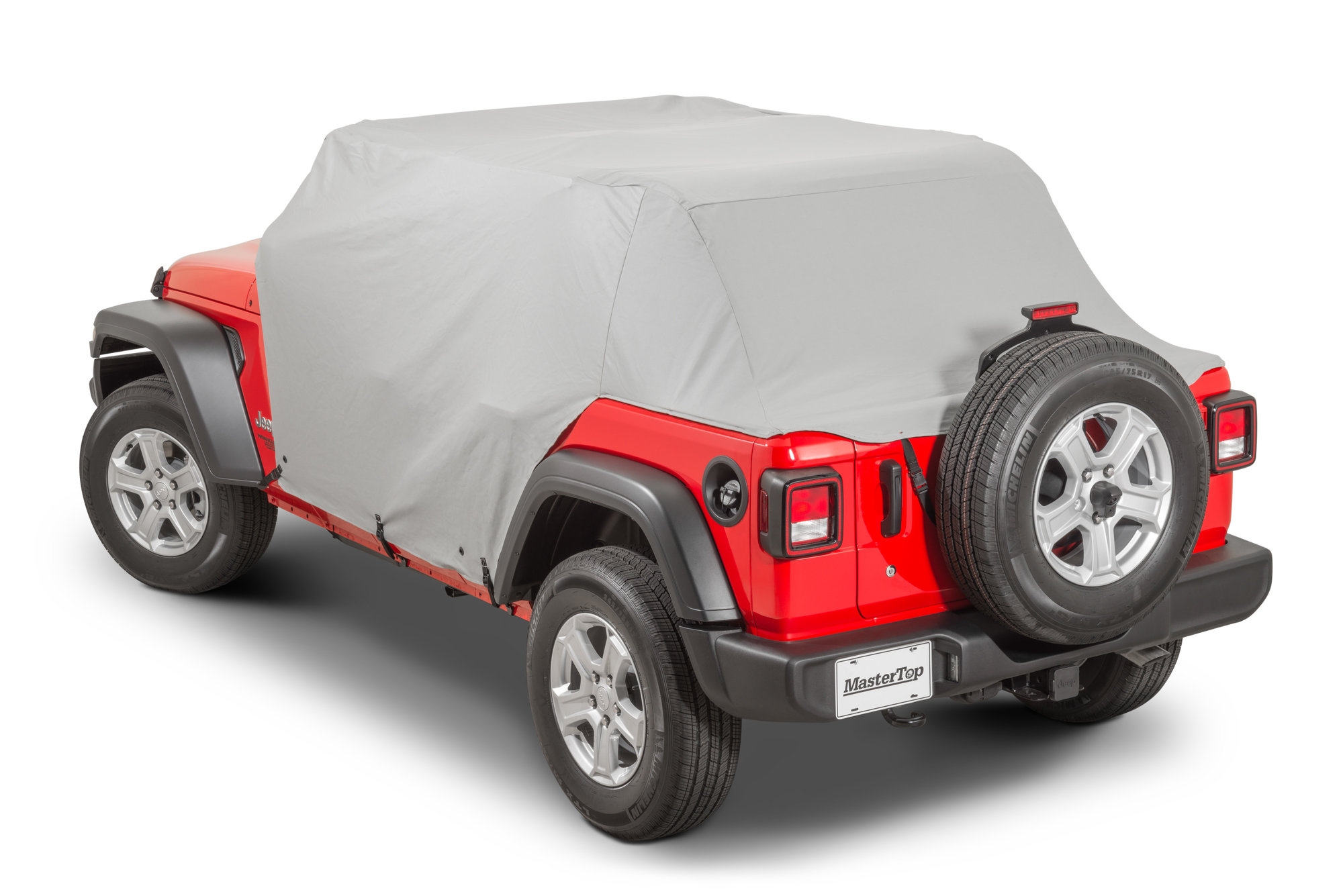 MasterTop 11110609 Cab Cover with Door Flaps for 18-22 Jeep Wrangler JL  Unlimited with hard or soft top removed