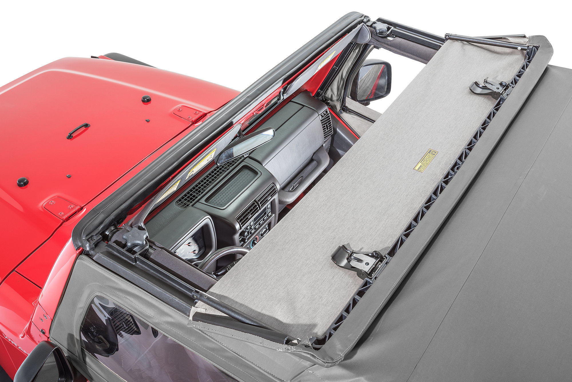 Softtop-Fensterrahmen-Tür-Surround-Knopfschraube mit Stift für Wrangler JK 4-Türer  2007–2018 (4 lang