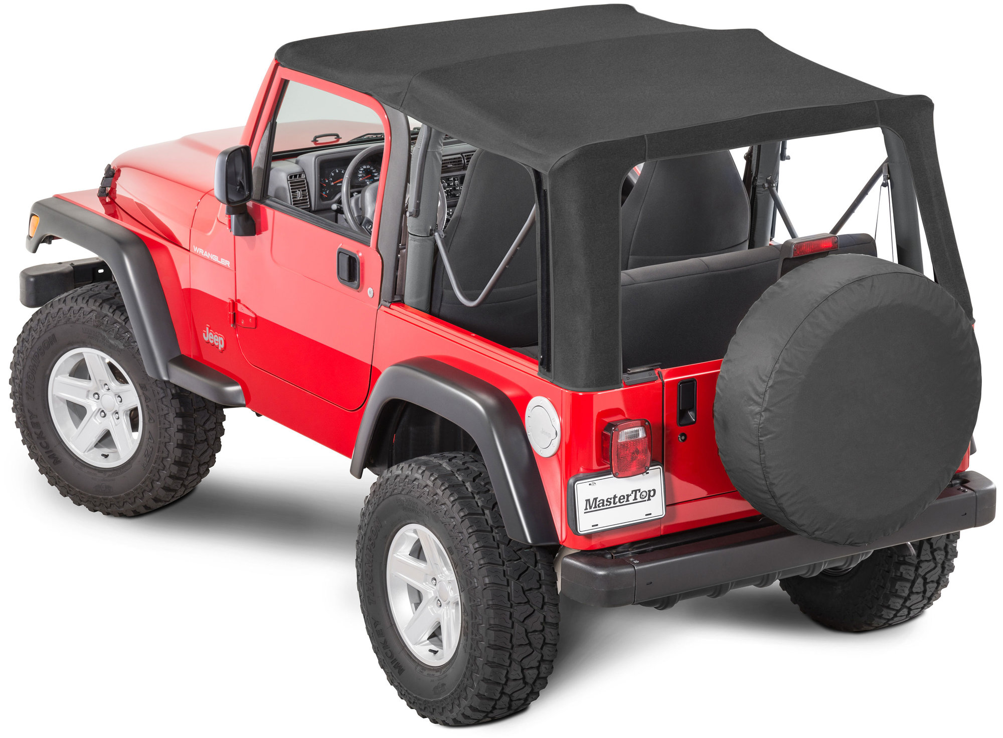 MasterTop Complete Soft Top Kits in MasterTwill® Fabric for 97-06 Jeep  Wrangler TJ | Quadratec