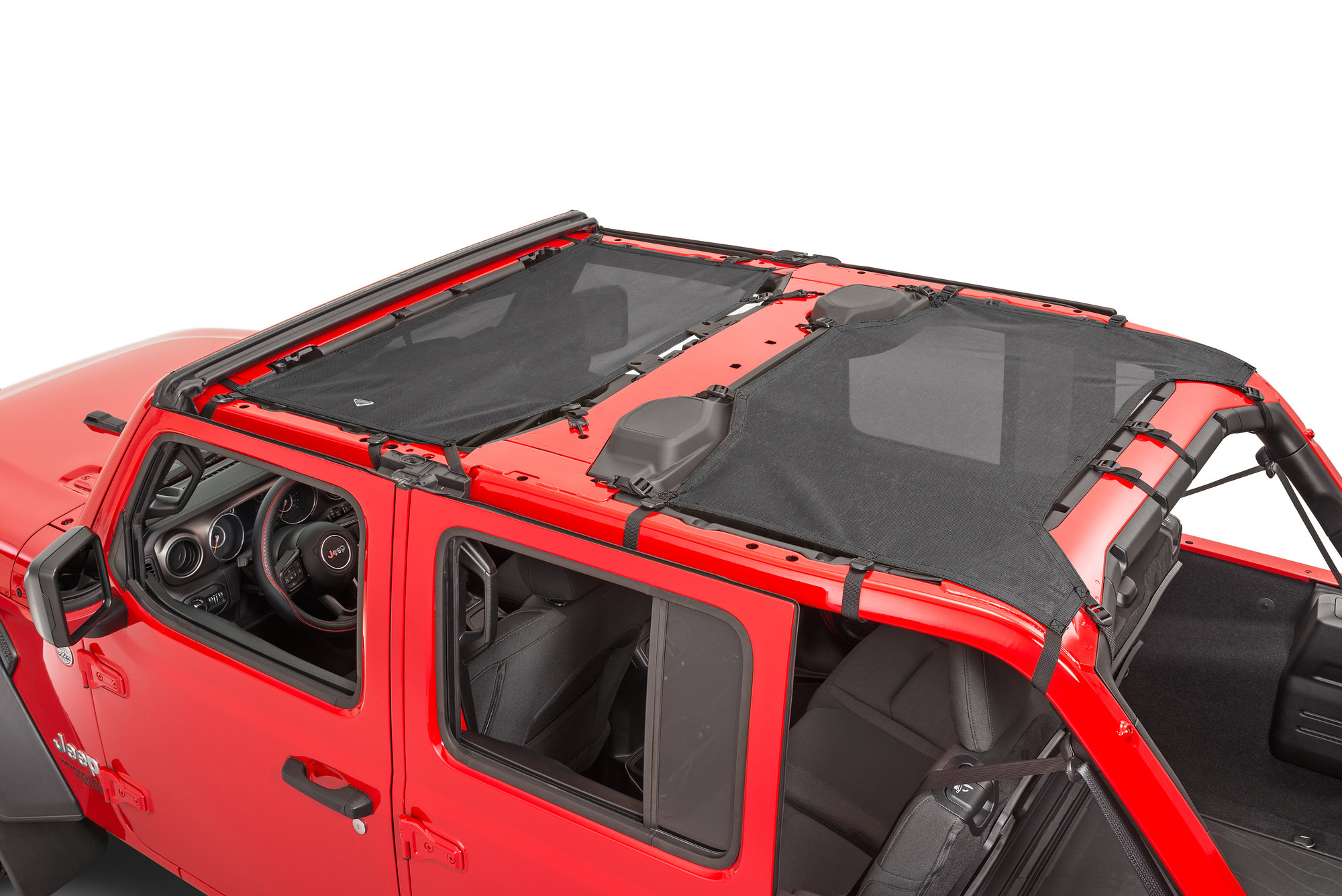 MasterTop ShadeMaker Freedom Mesh Bimini Top Plus for 18-21 Jeep Wrangler  JL Unlimited | Quadratec