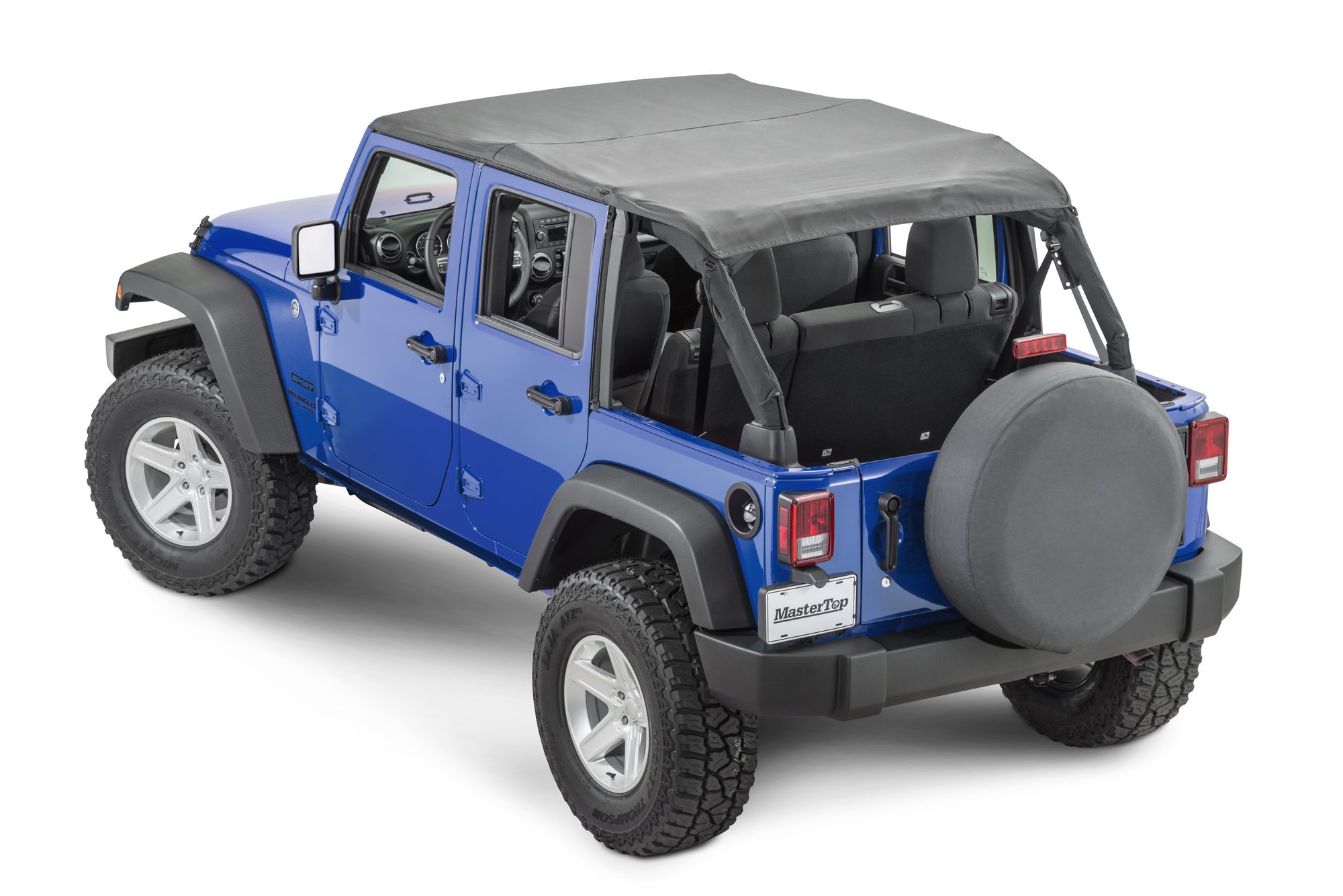 MasterTop 14300435 Bimini Top Plus for 07-18 Jeep Wrangler Unlimited JK |  Quadratec