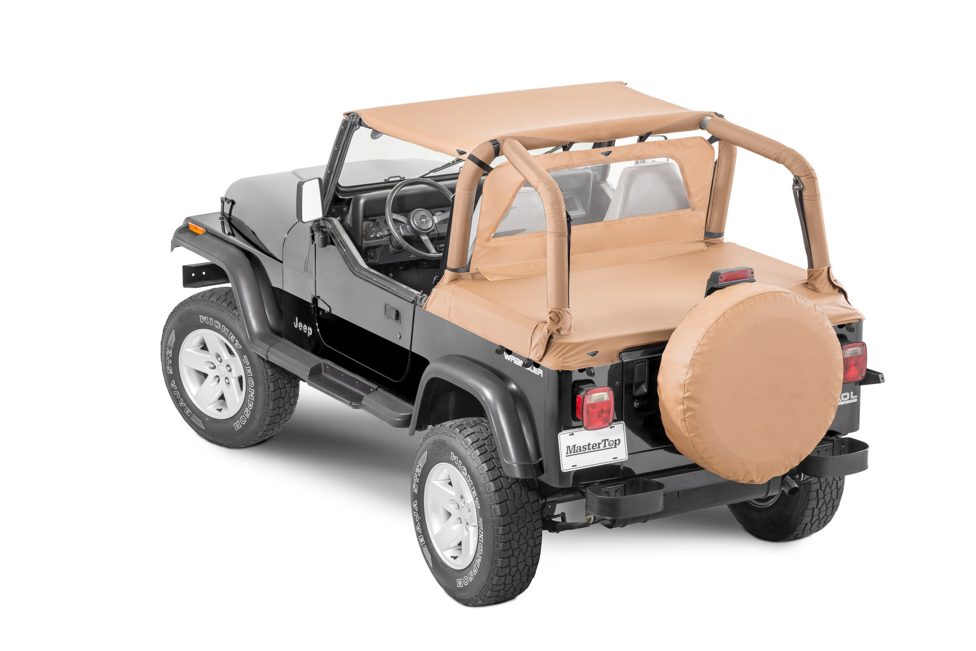 MasterTop Bimini Top for 87-95 Jeep Wrangler YJ | Quadratec