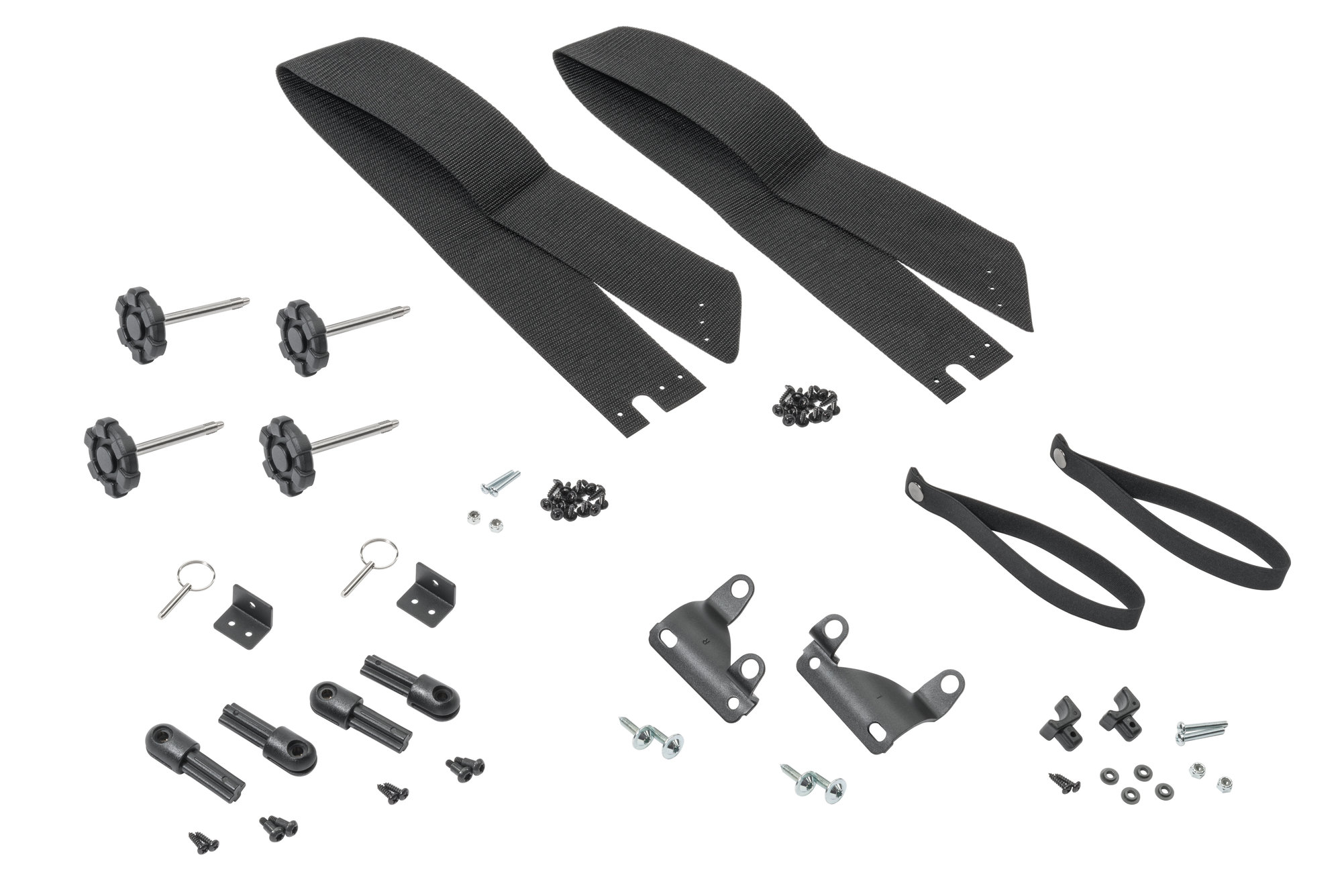 Soft Top Bow Kit & Mounting Hardware – For 2007-2017 Jeep Wrangler JK 2-Door