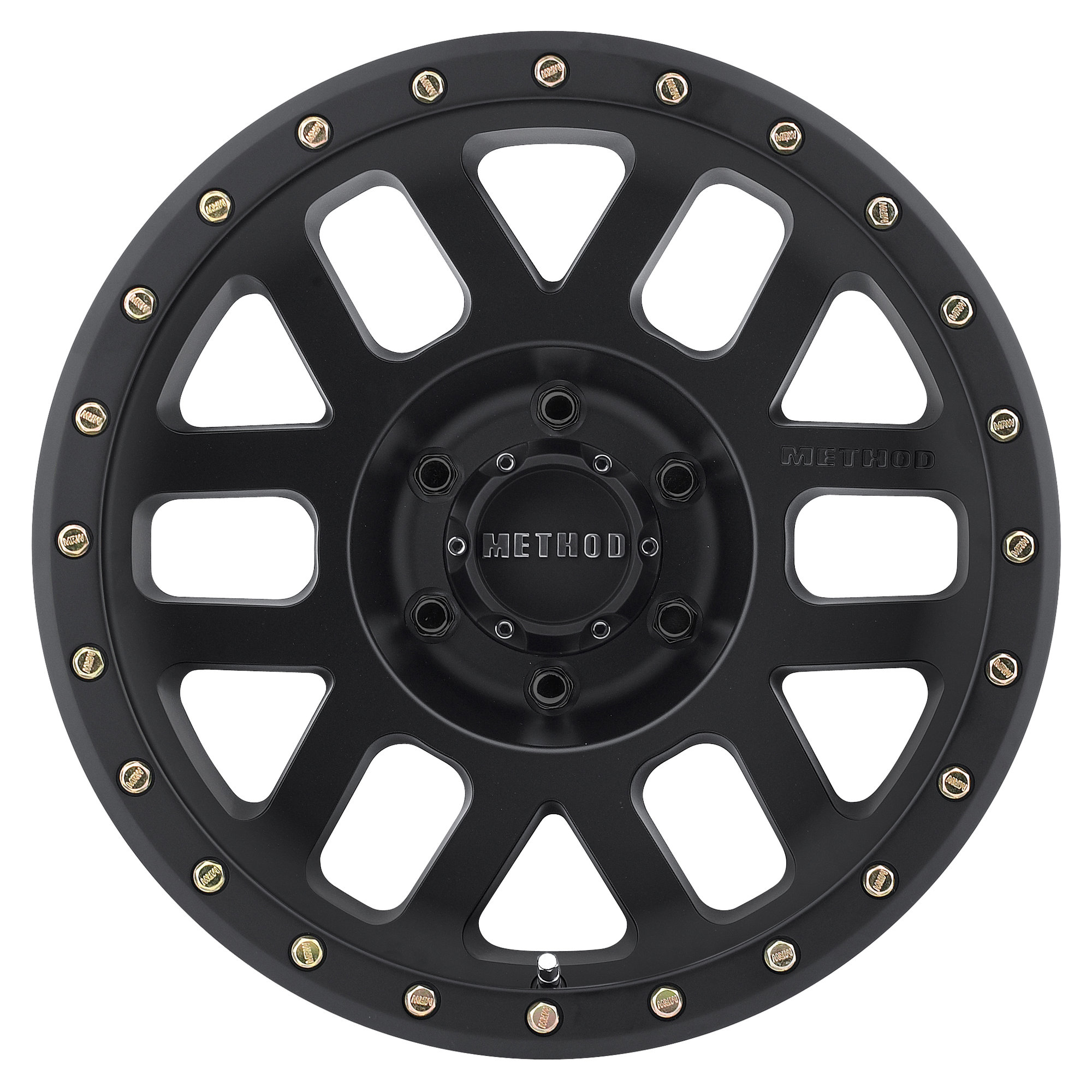 Method Race Wheels Mr309 Matte Black Grid Alloy Wheel In 16x8 Size With 5x4 5 Bolt Pattern 4 5 Backspacing For 84 06 Jeep Wrangler Yj Tj Cherokee Xj Grand Cherokee Zj Quadratec