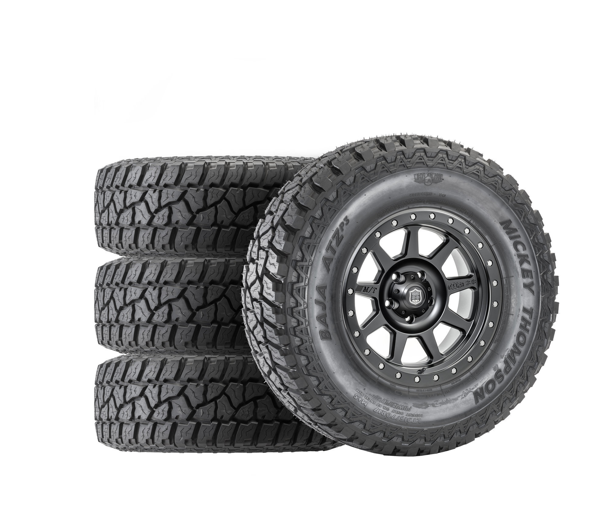 Mickey Thompson Deegan Pro 4 Wheel & Tire Package with Mickey Thompson.