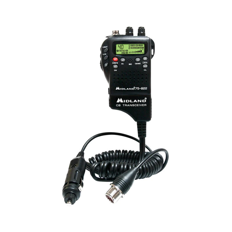 Midland Radio 75822 Portable Mobile CB Radio Quadratec