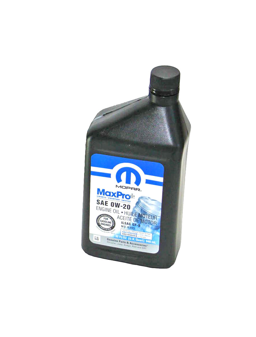 Mopar 68523994AA 0W20 Engine Oil for 18-22 Jeep Wrangler JL and Gladiator  JT with  Engine | Quadratec