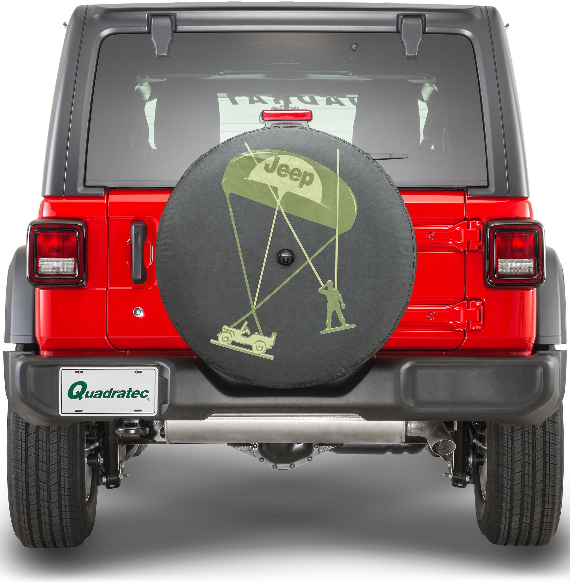 Mopar 82215432 Willy's Logo Spare Tire Cover for 18-21 Jeep Wrangler JL |  Quadratec