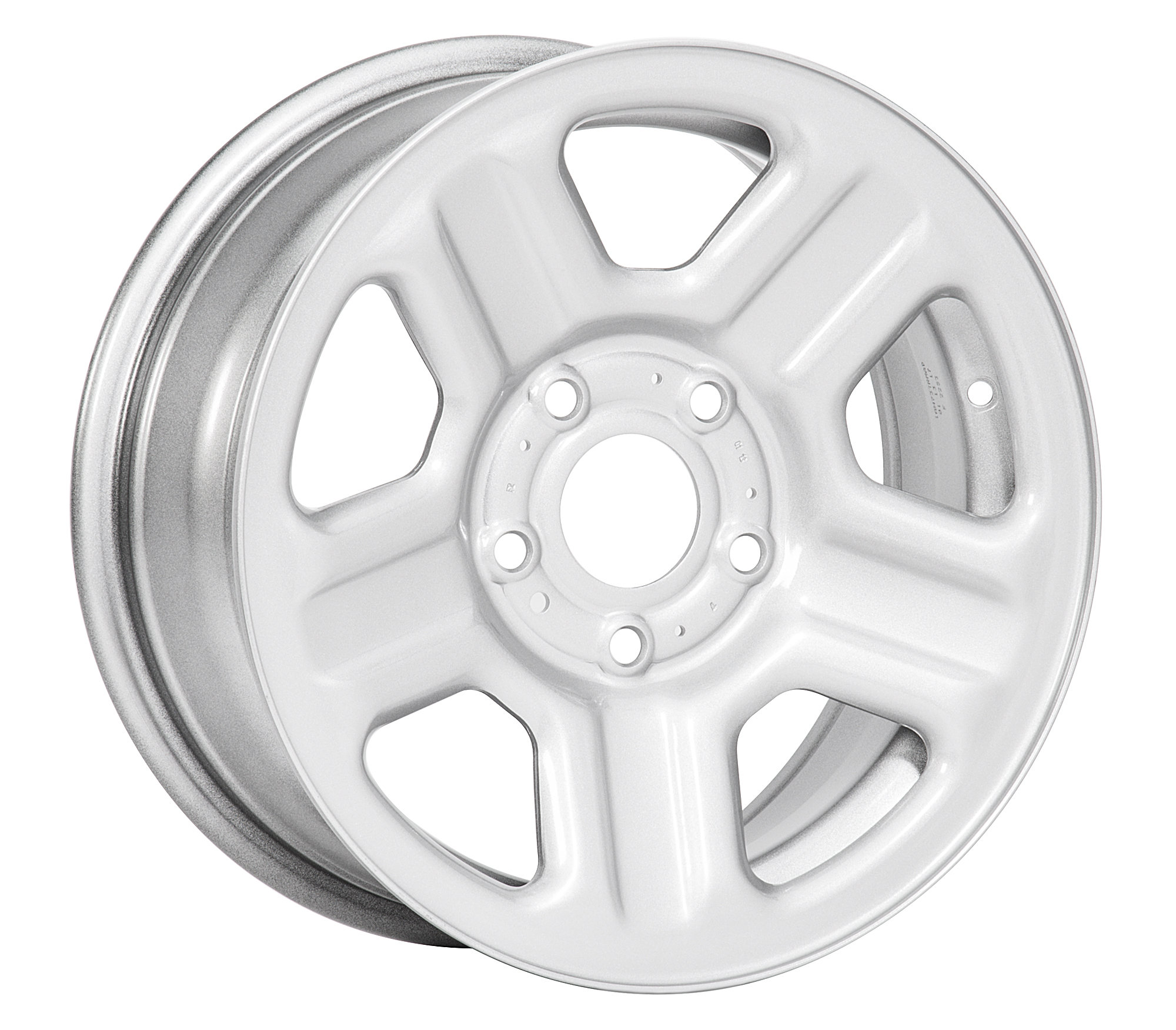 Mopar 1ah73s4aad 16x7 Quot Lux Style Steel Wheel In Silver For